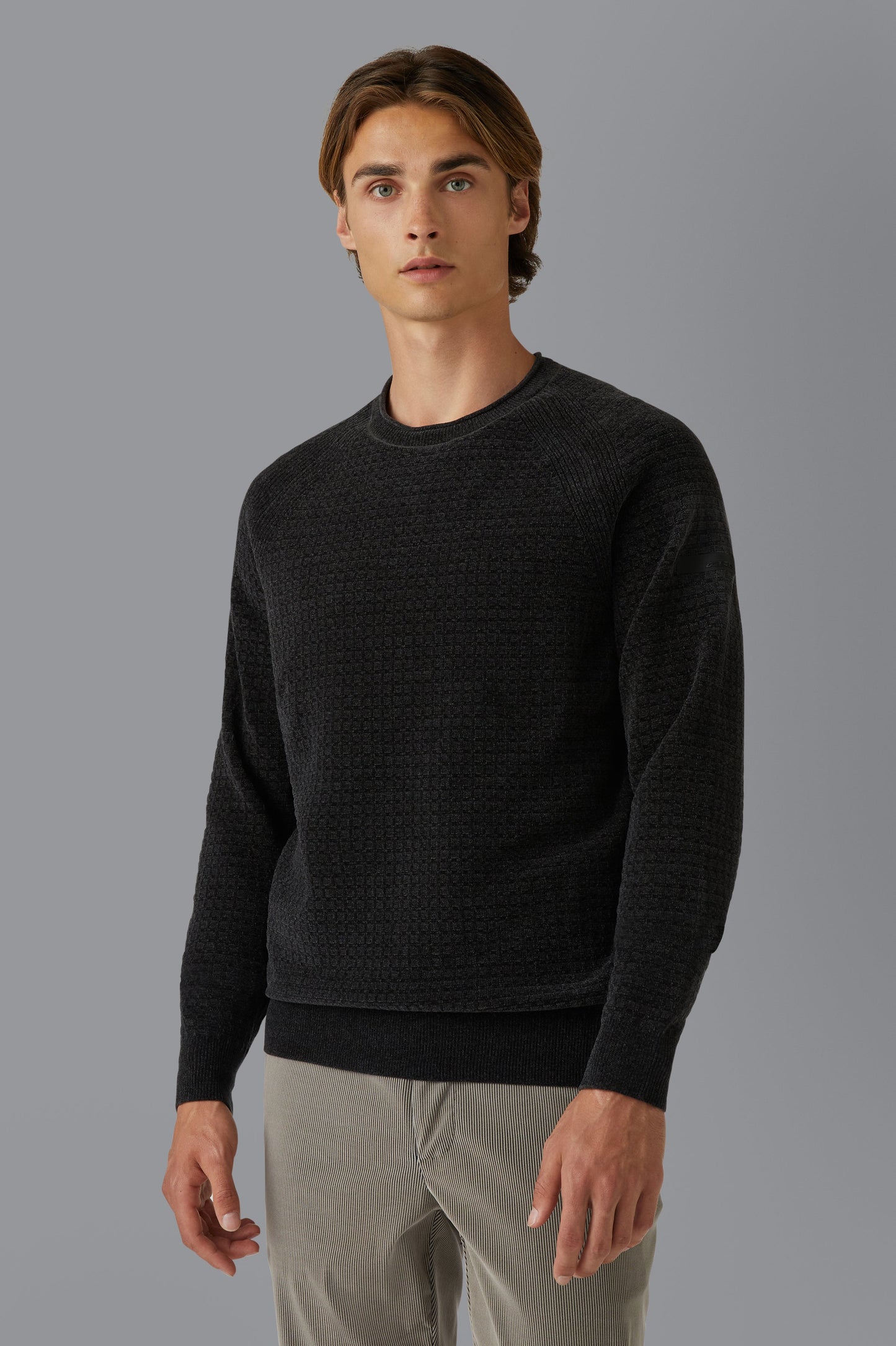 Knit Velvet Square Round