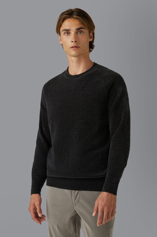 Knit Velvet Square Round