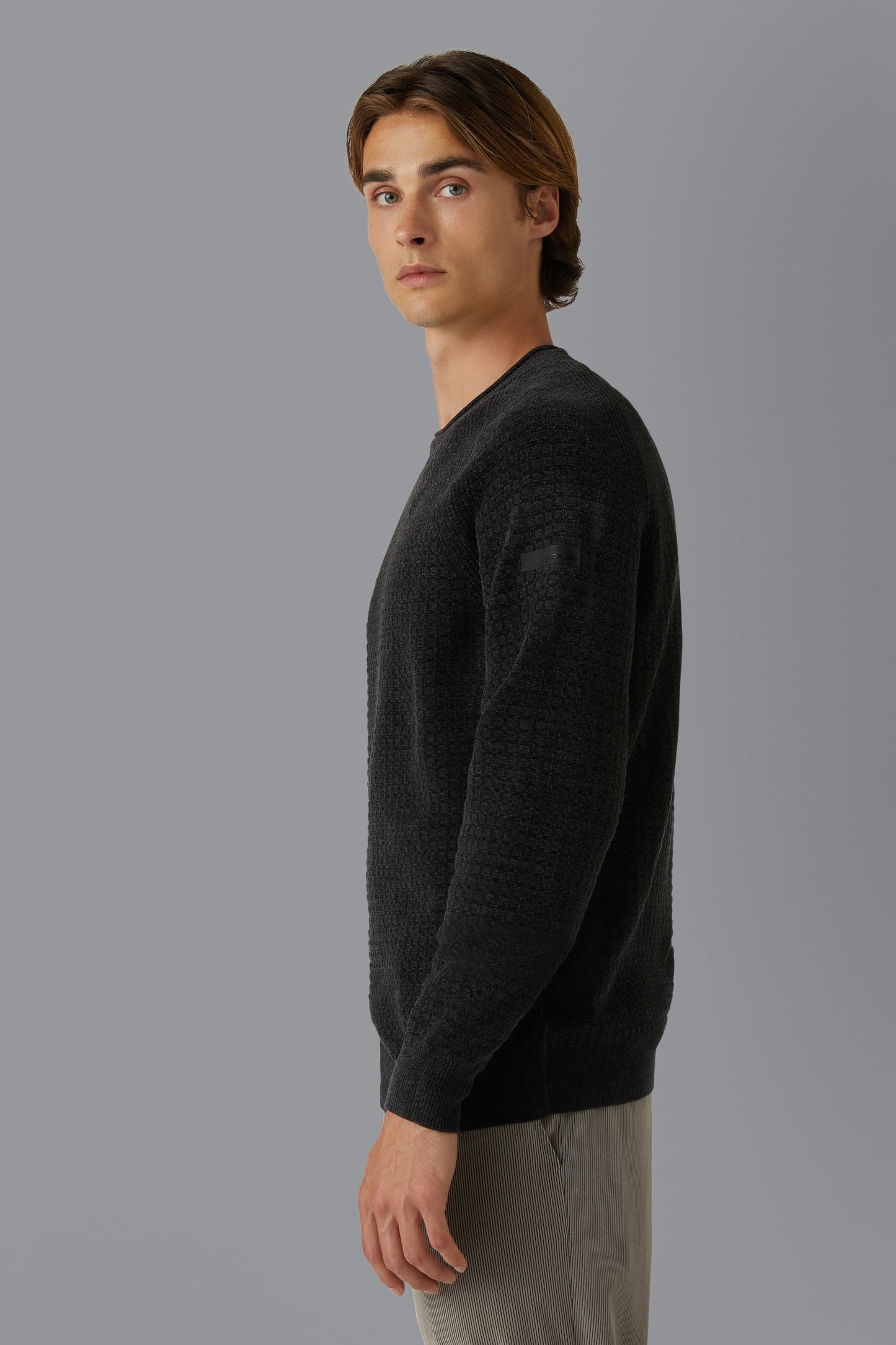 Knit Velvet Square Round
