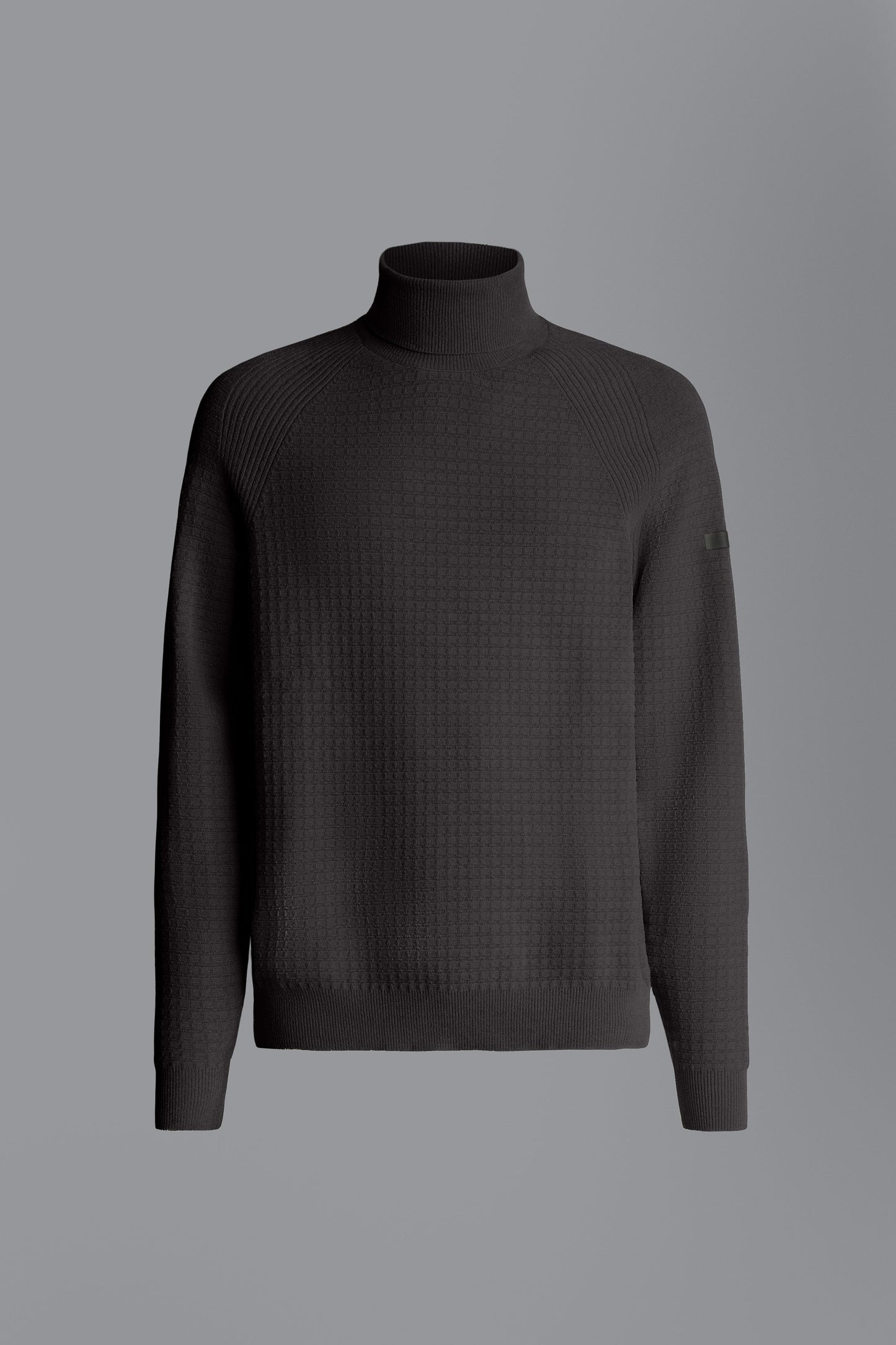 Knit Velvet Square Turtleneck