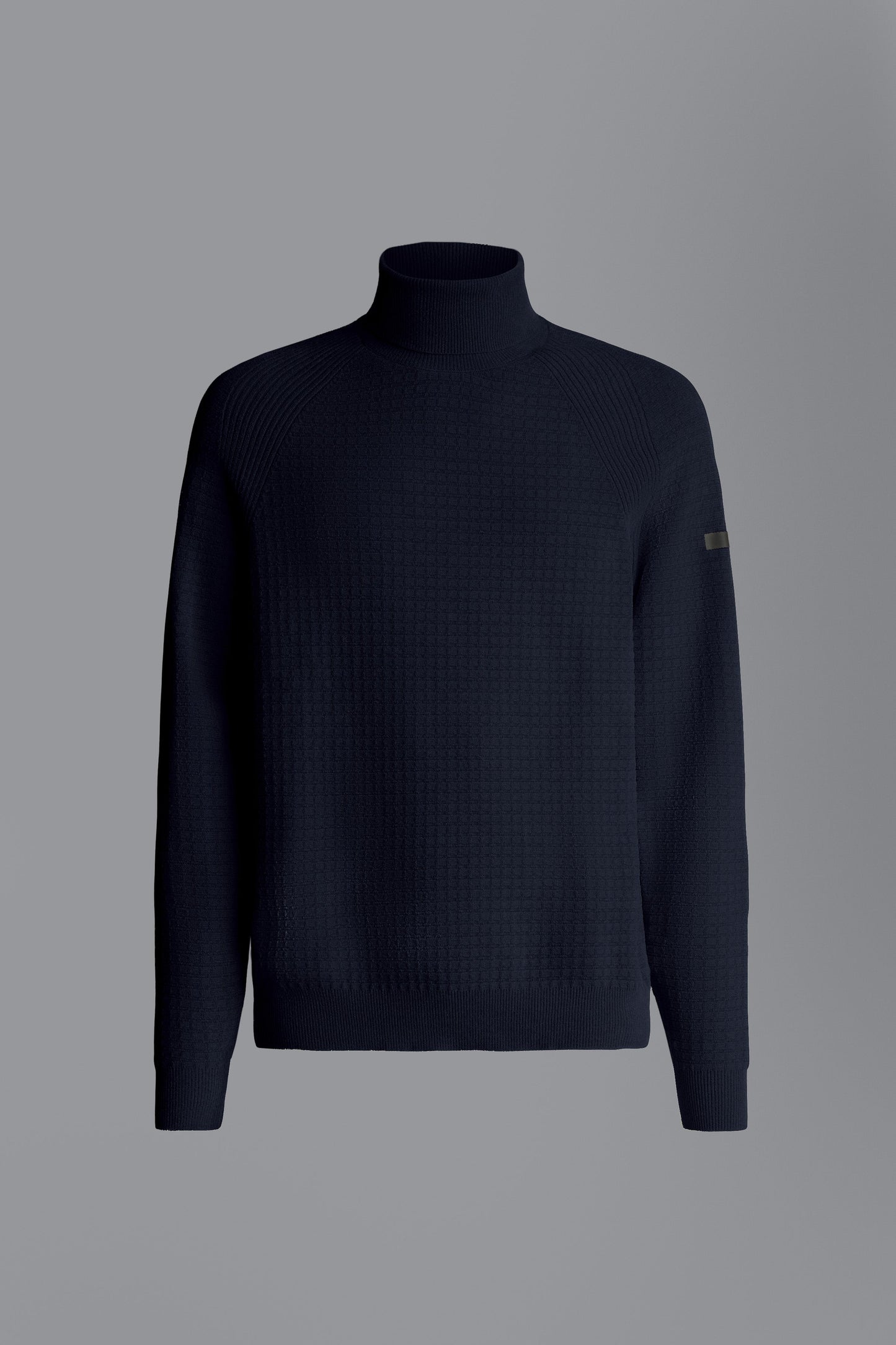 Knit Velvet Square Turtleneck