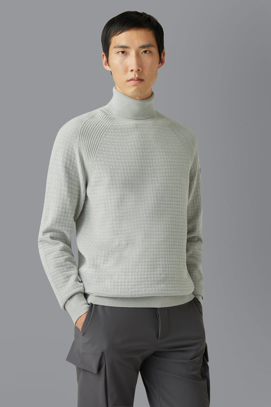 Knit Velvet Square Turtleneck