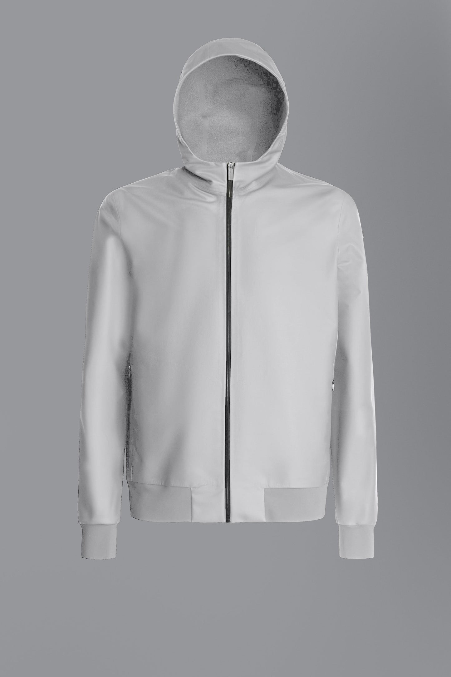 Fleece Rubber Hood Zip