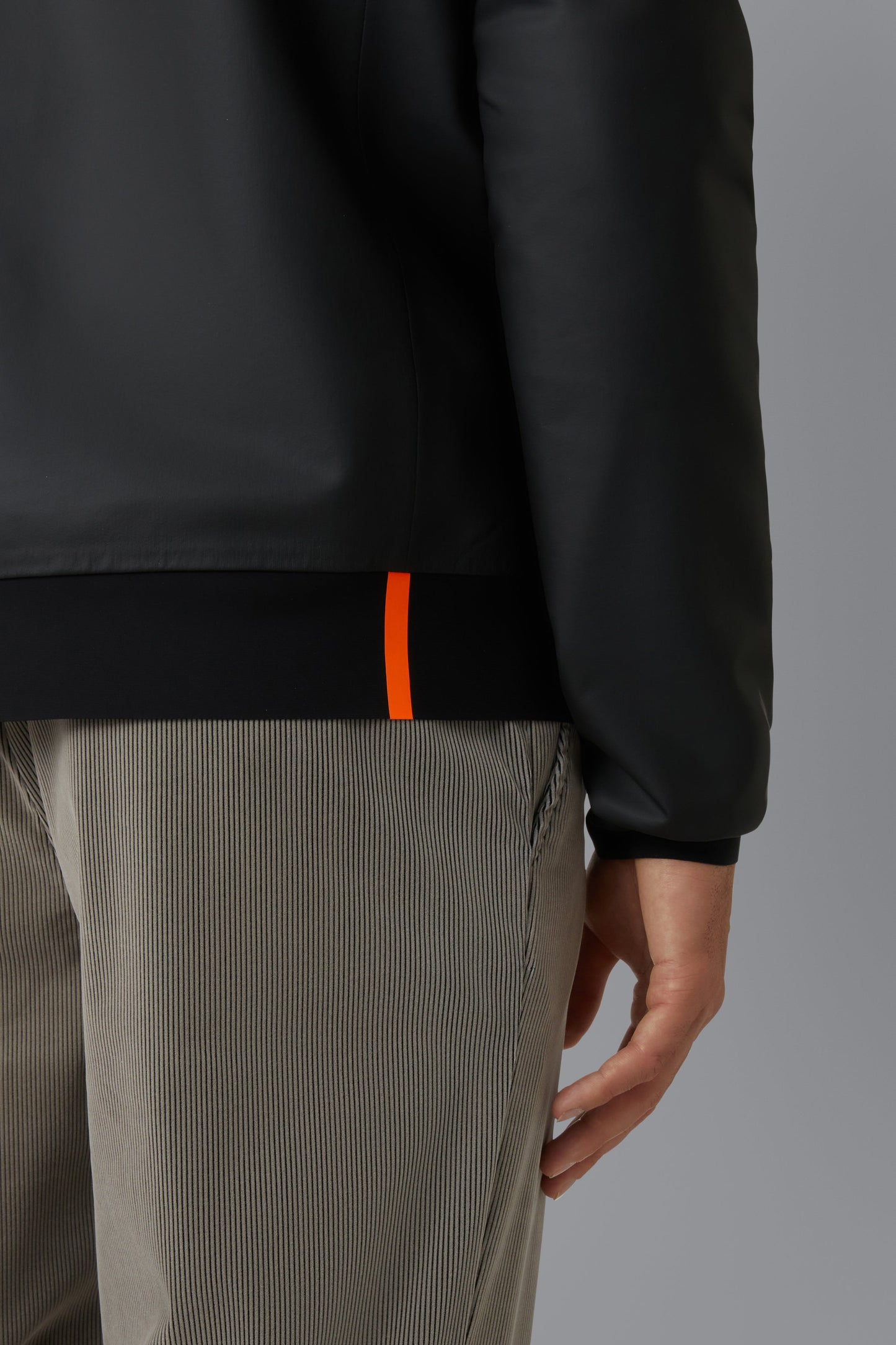 Fleece Rubber Hood Zip