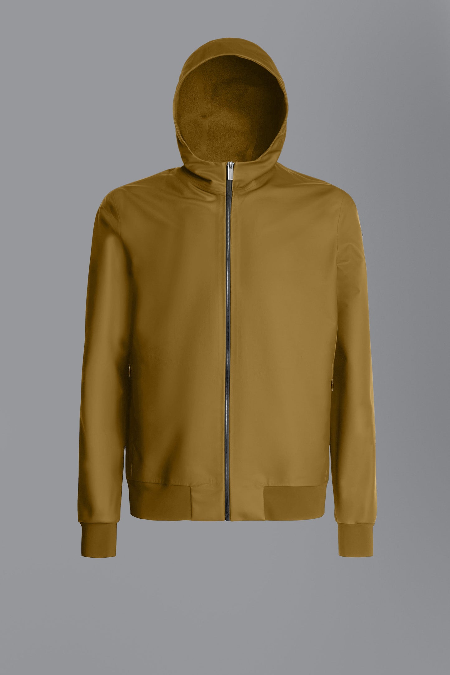Fleece Rubber Hood Zip