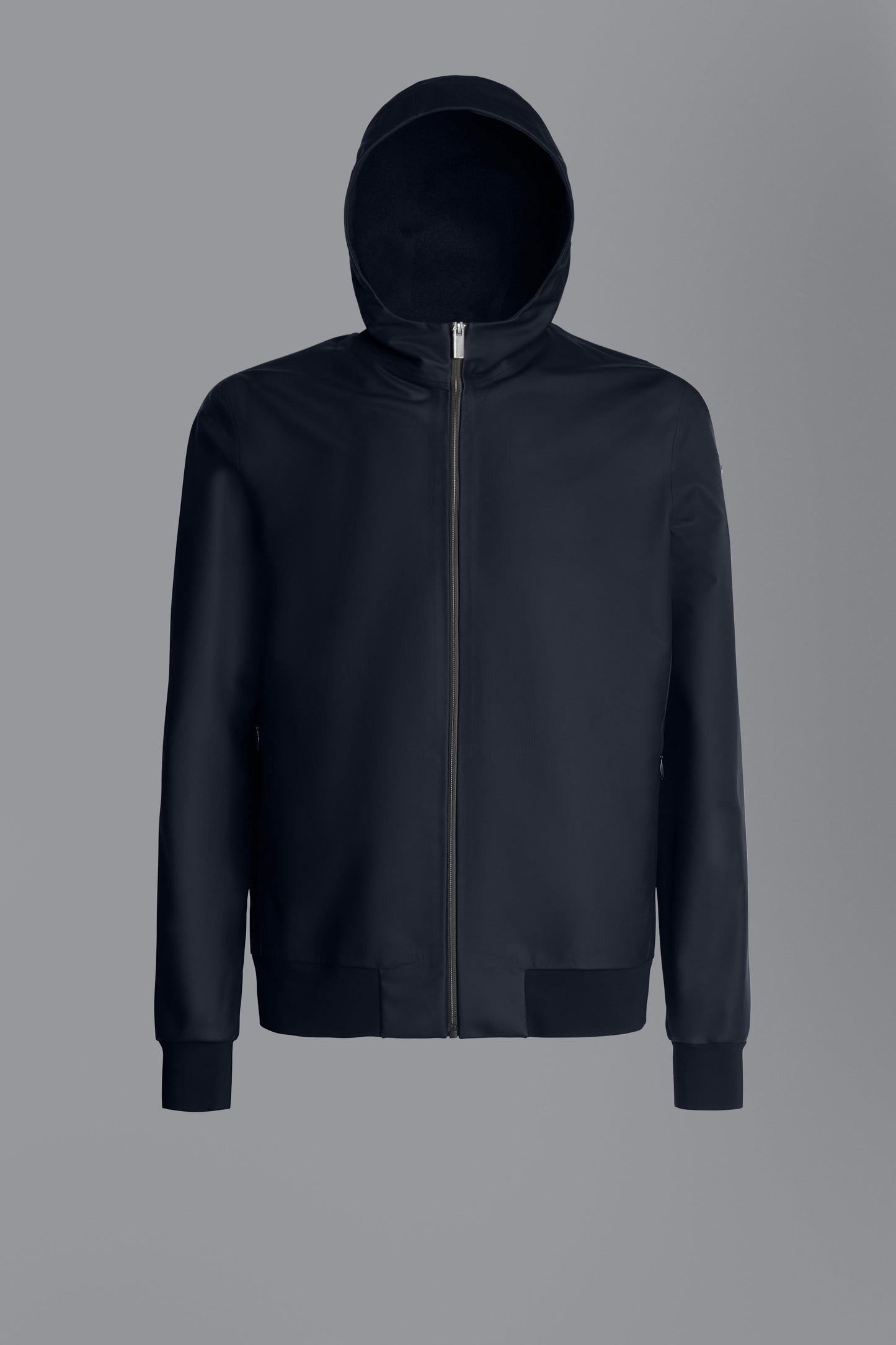 Fleece Rubber Hood Zip