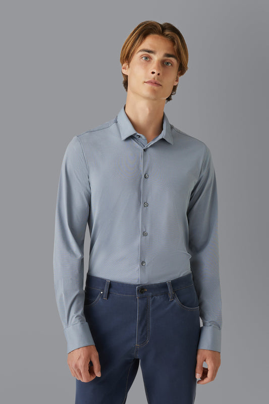 Shirt Oxford Jacquard Open
