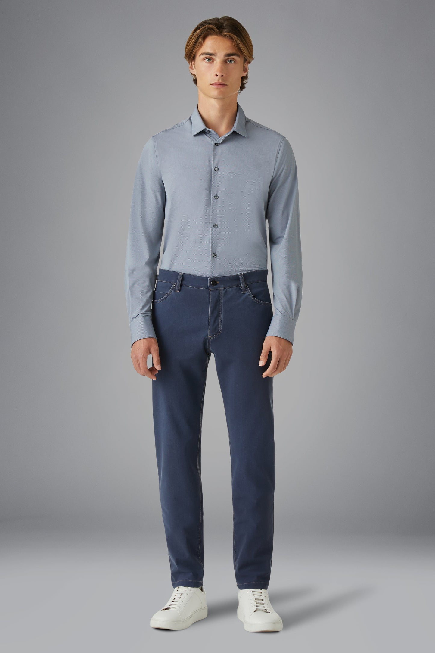 Shirt Oxford Jacquard Open