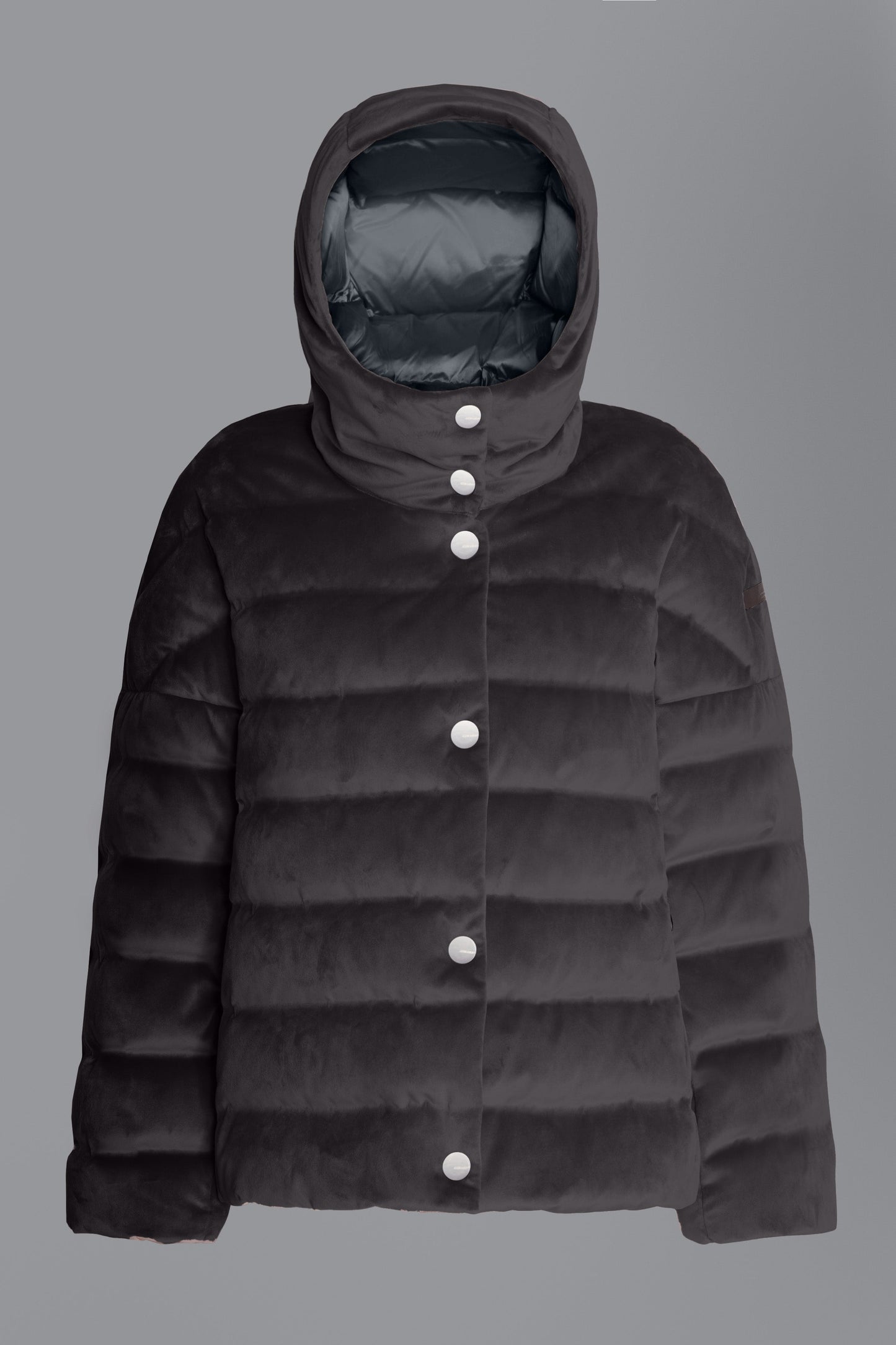 Jkt Velvet Tubic Hood Lady