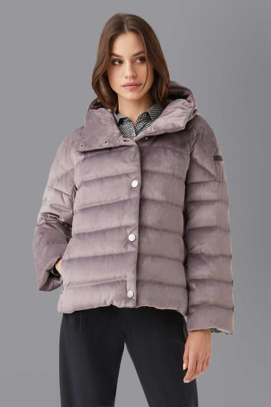 Jkt Velvet Tubic Hood Lady