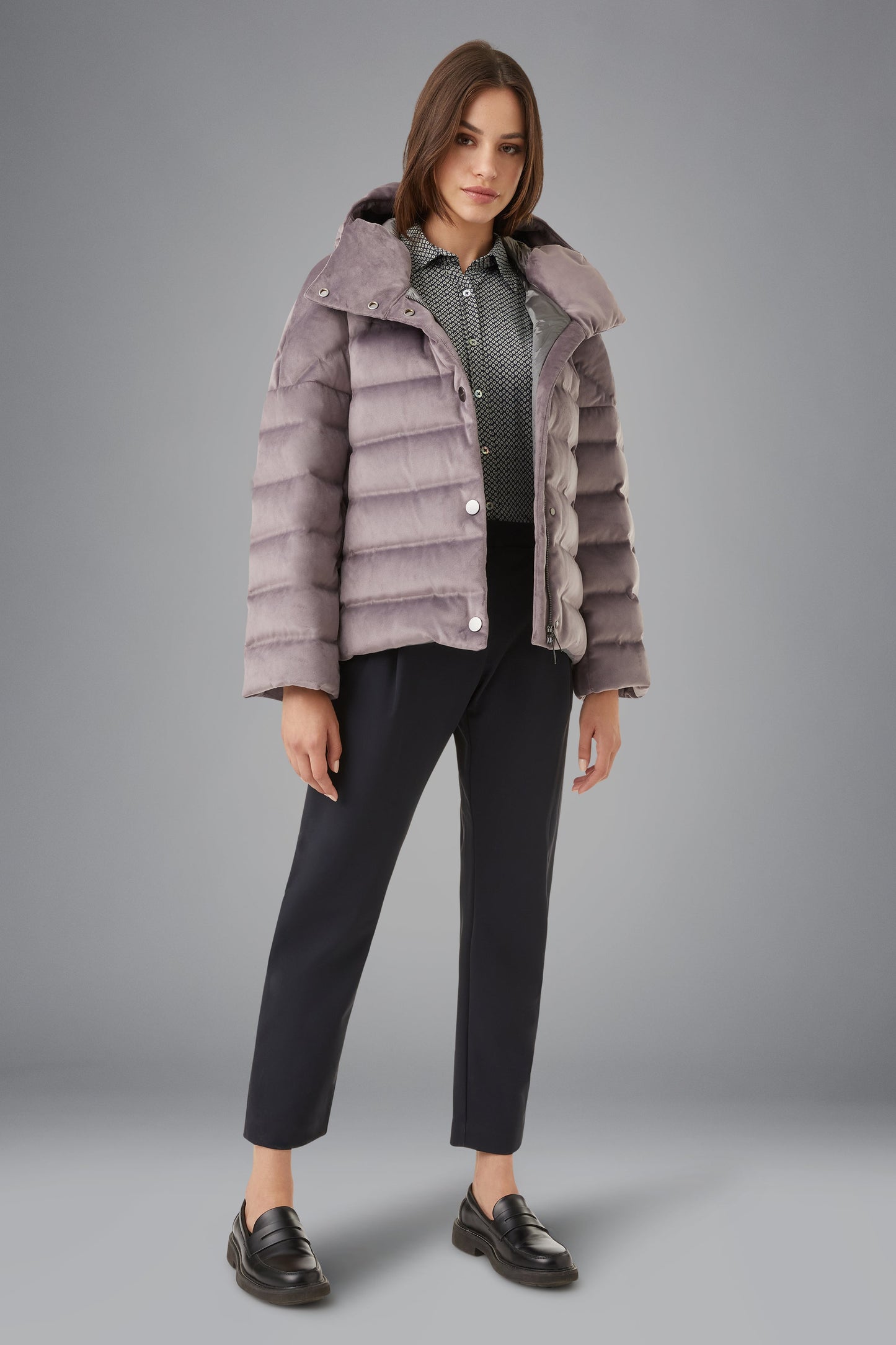 Jkt Velvet Tubic Hood Lady