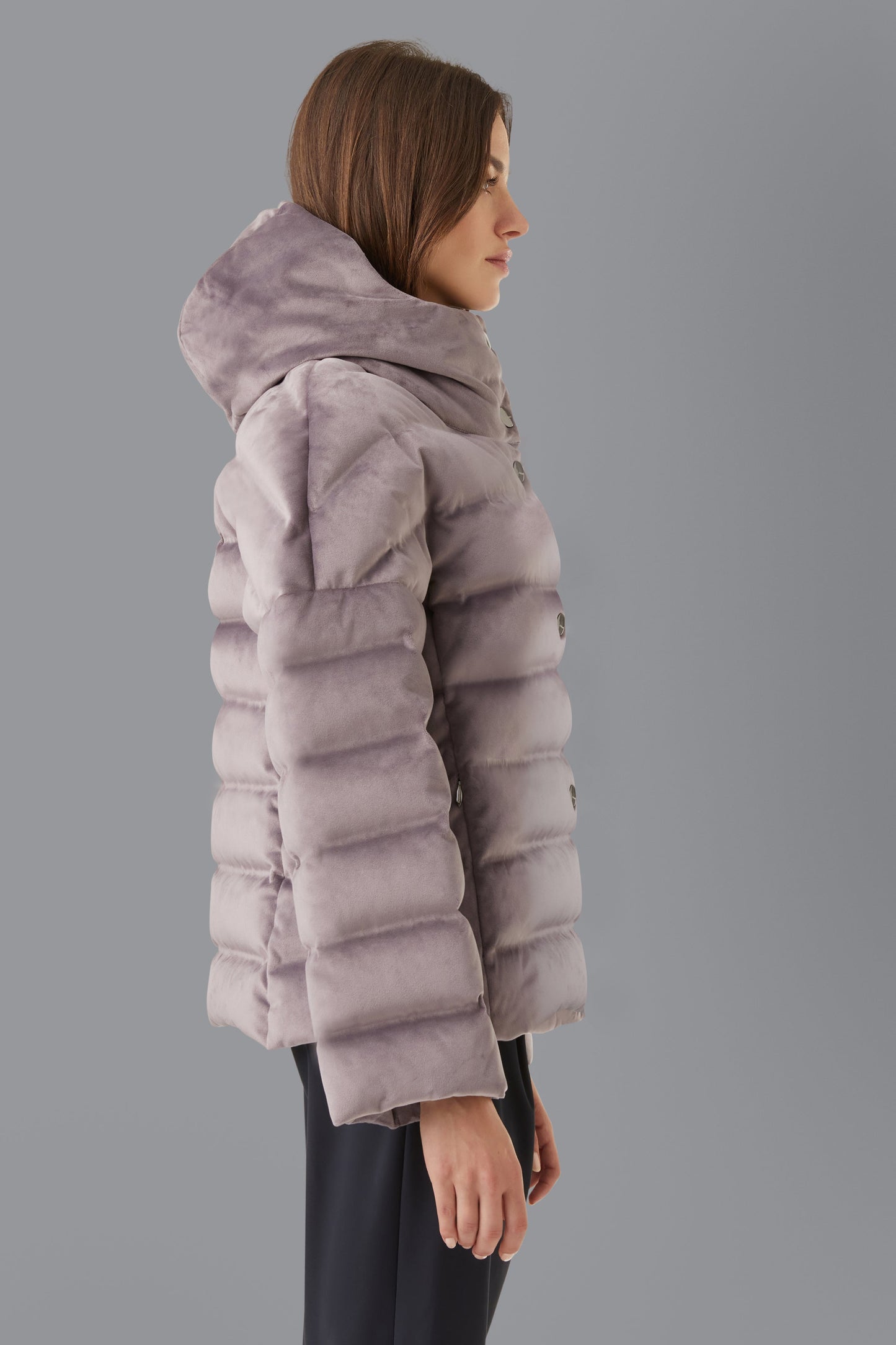 Jkt Velvet Tubic Hood Lady