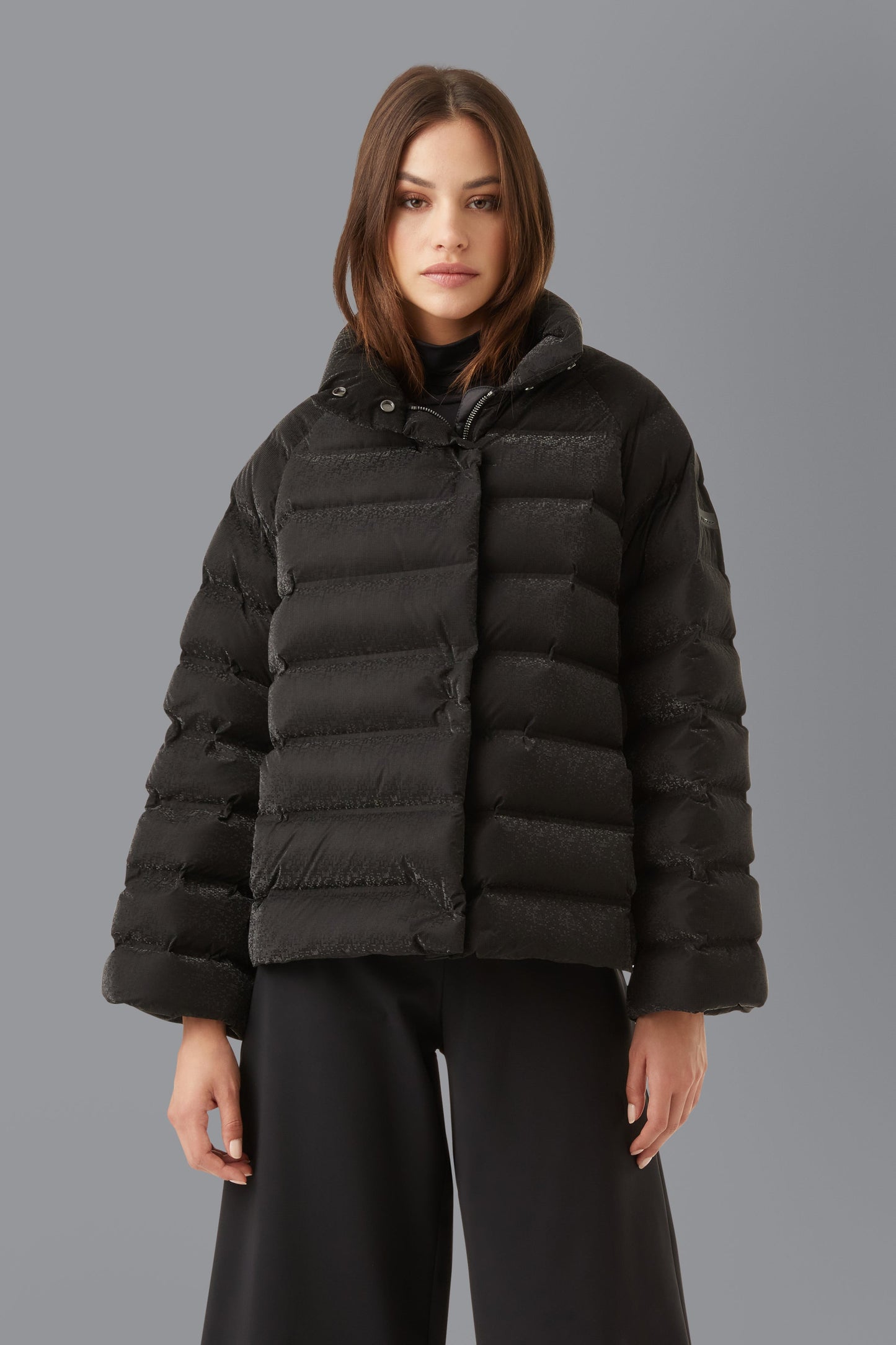 Jkt Winter Black Shine Tubic K Lady