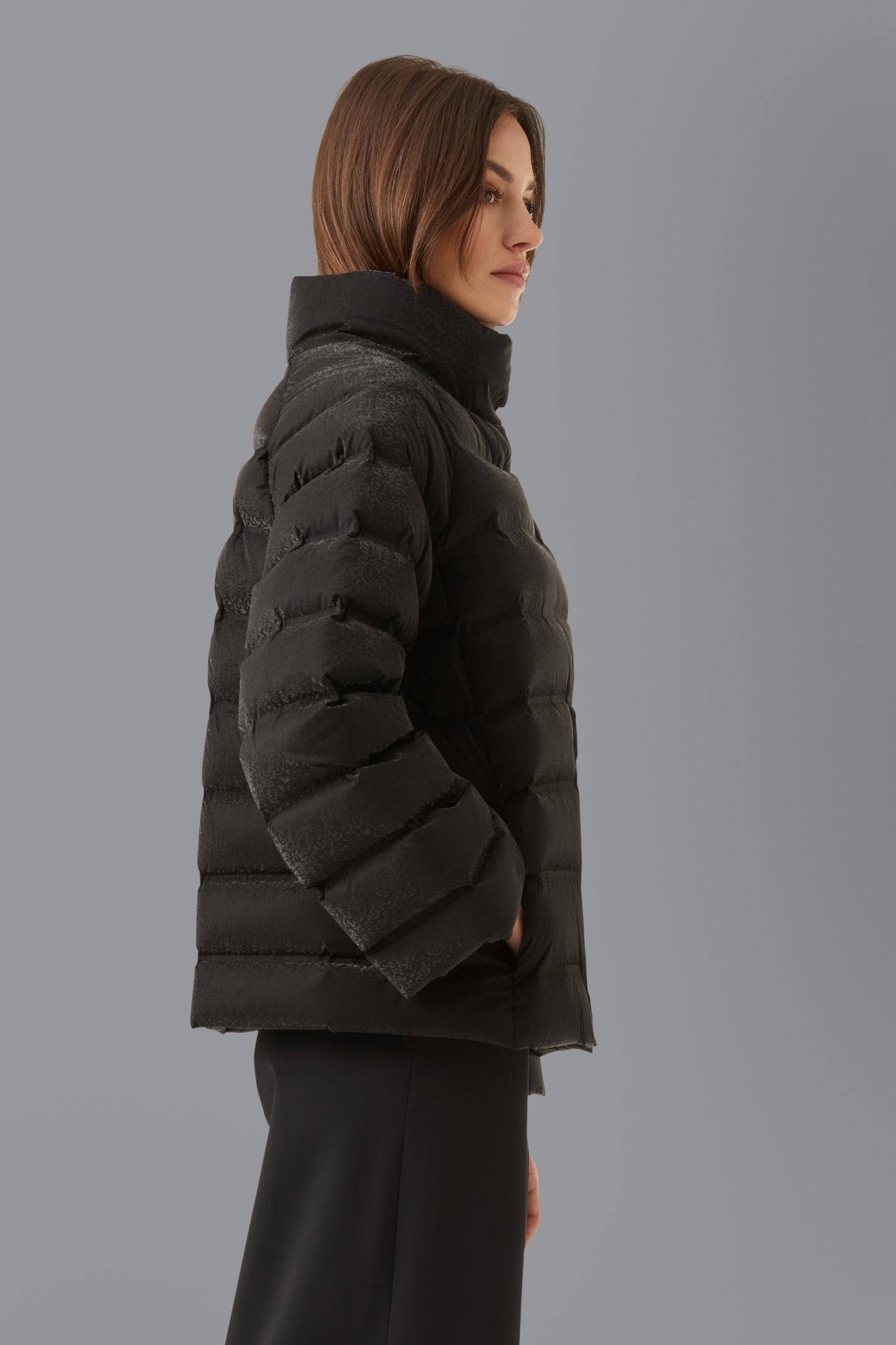 Jkt Winter Black Shine Tubic K Lady