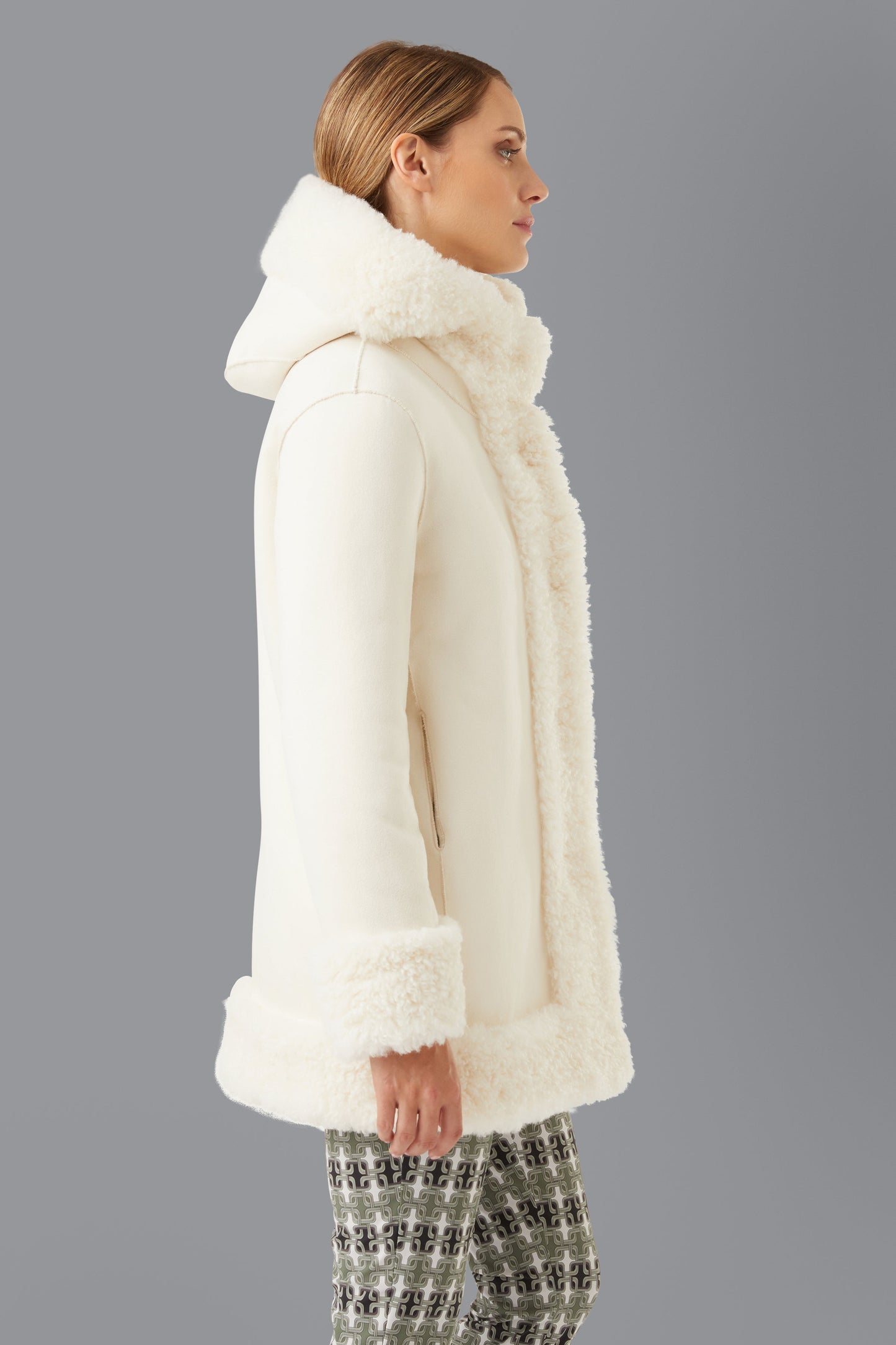 Jkt Lamb Hood Lady