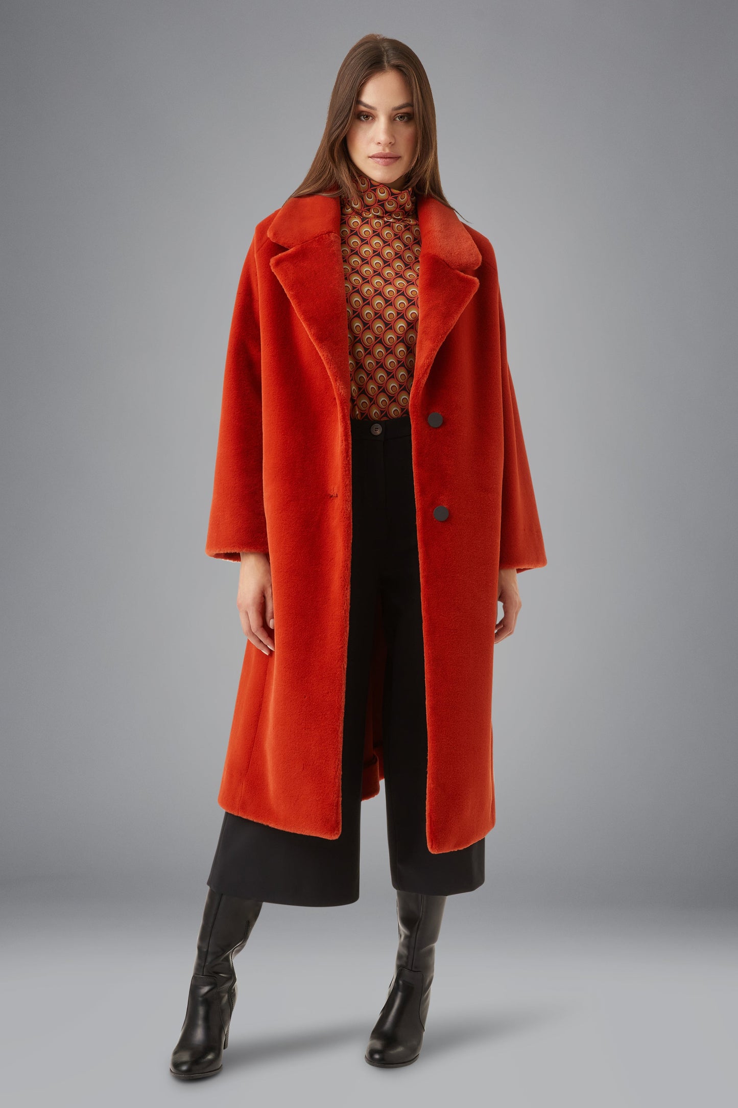 Jkt Eco Fur Kimono Coat Lady