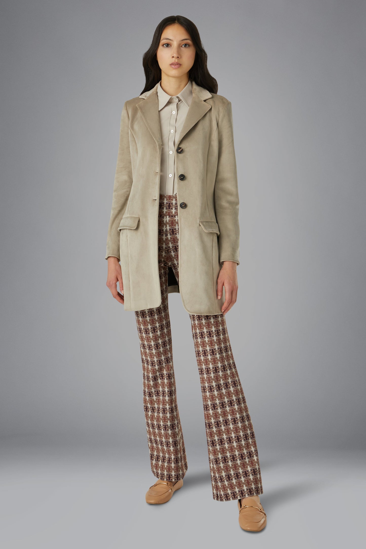 Blazer Velvet Long Lady