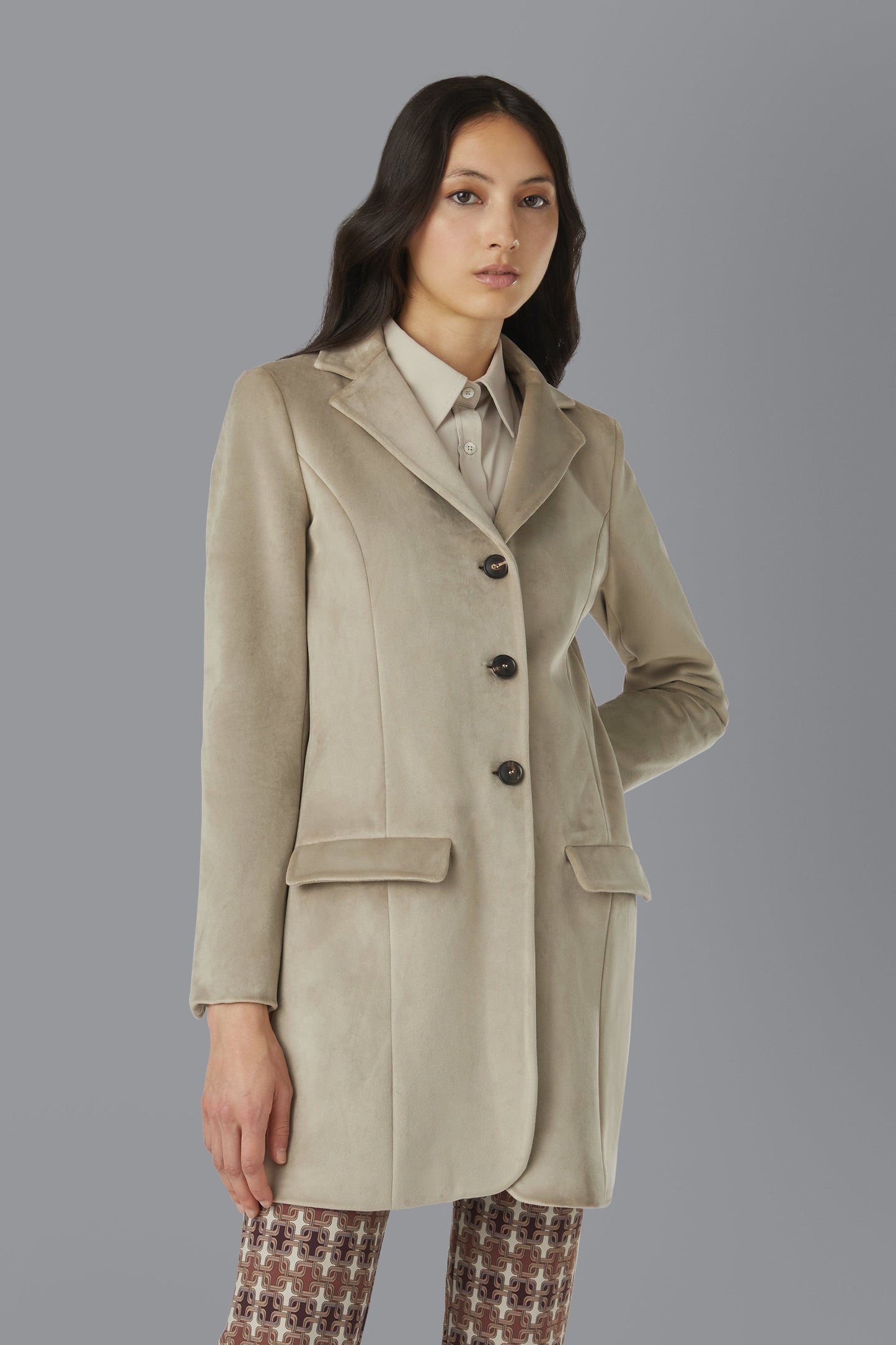 Blazer Velvet Long Lady