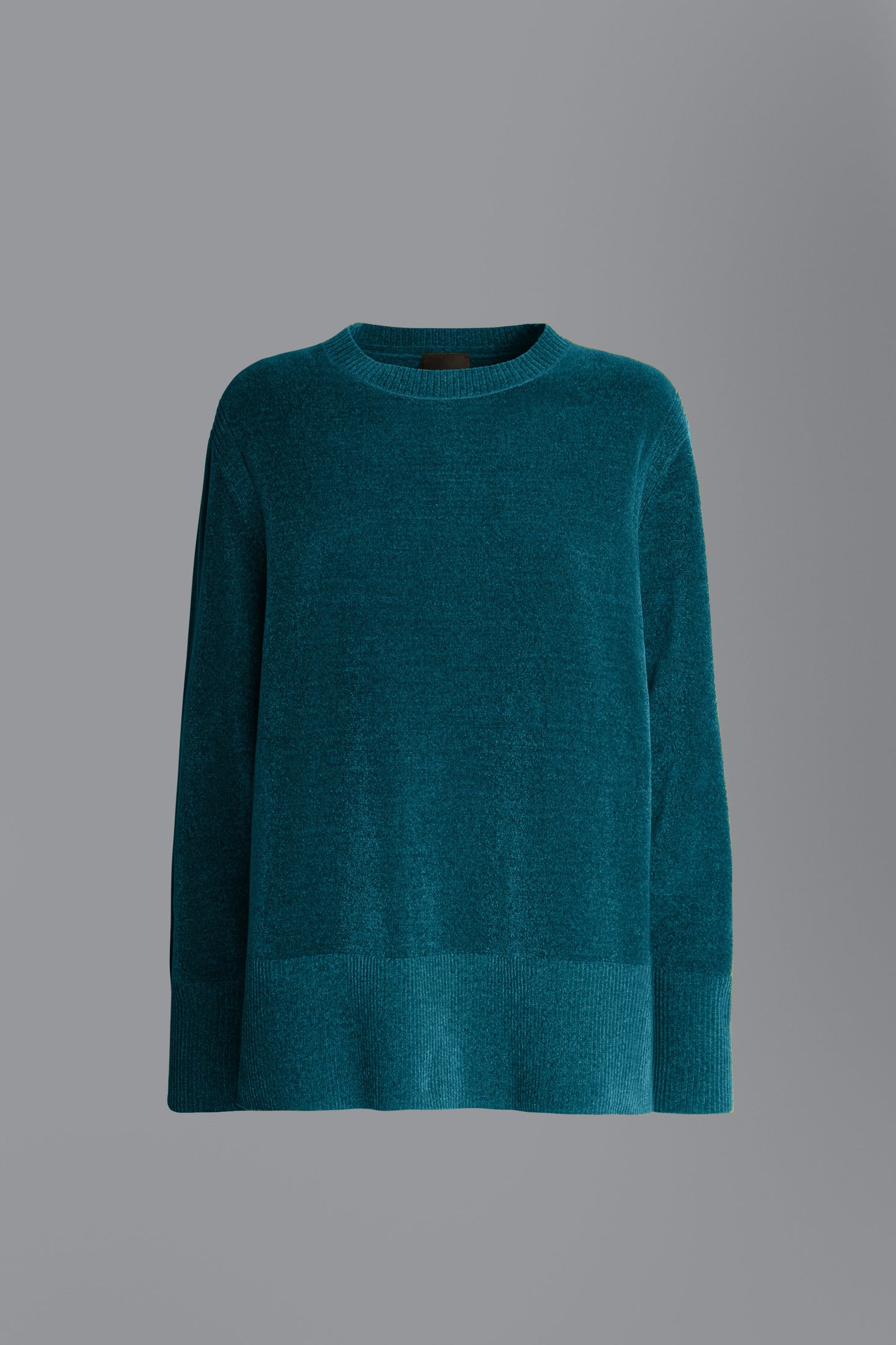 Knit Velvet Vent Round Lady