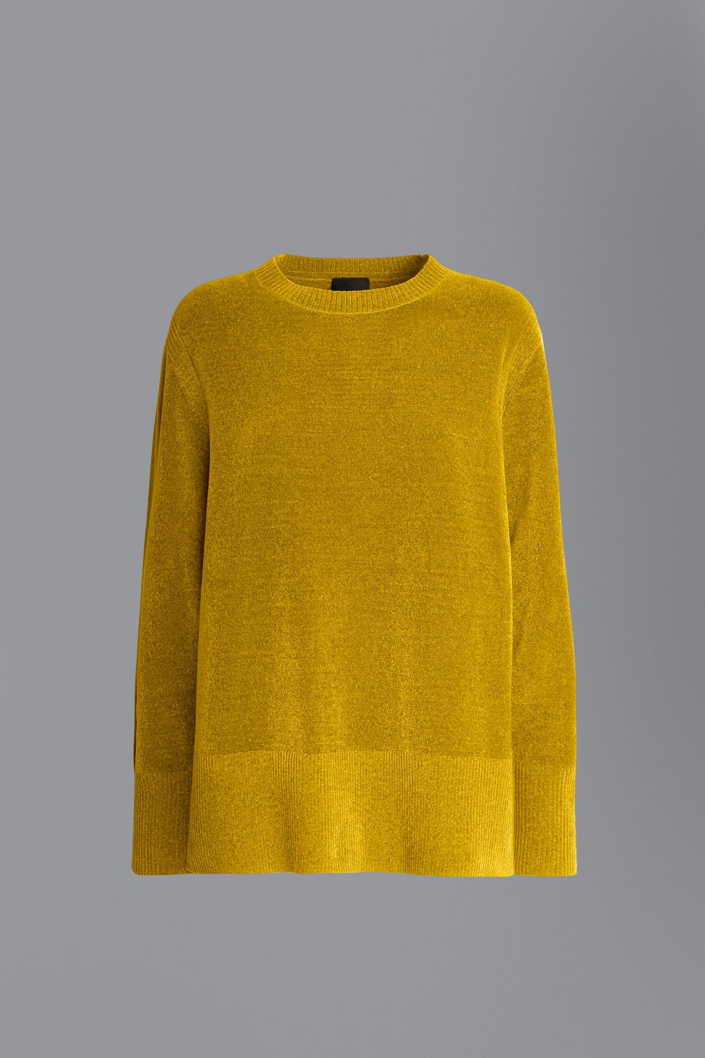 Knit Velvet Vent Round Lady