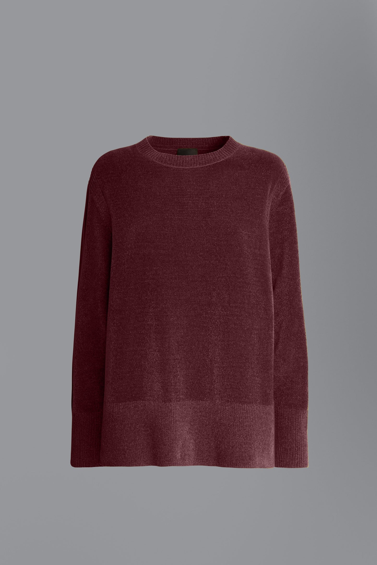 Knit Velvet Vent Round Lady