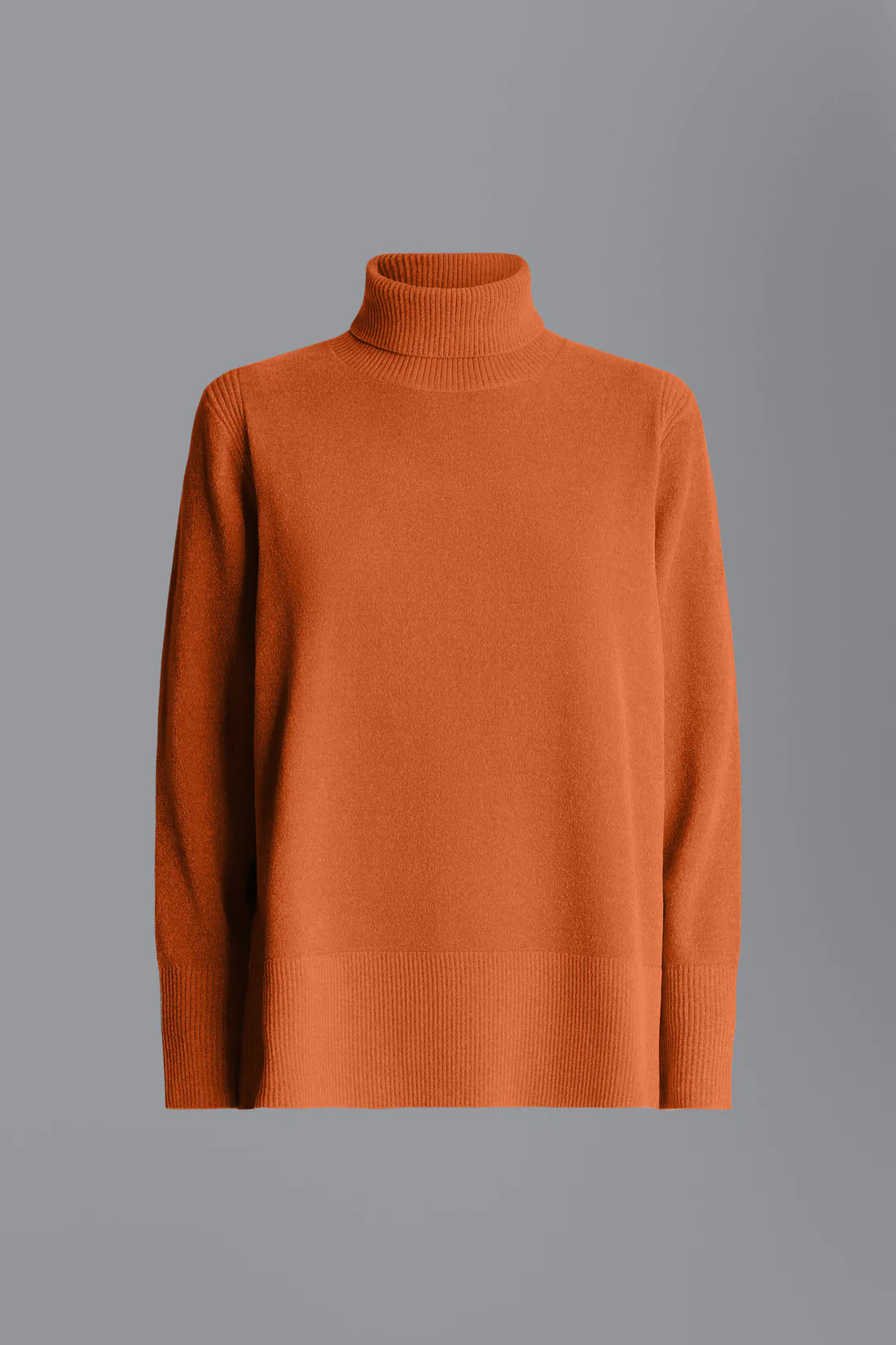 Knit Velvet Vent Turtleneck Lady