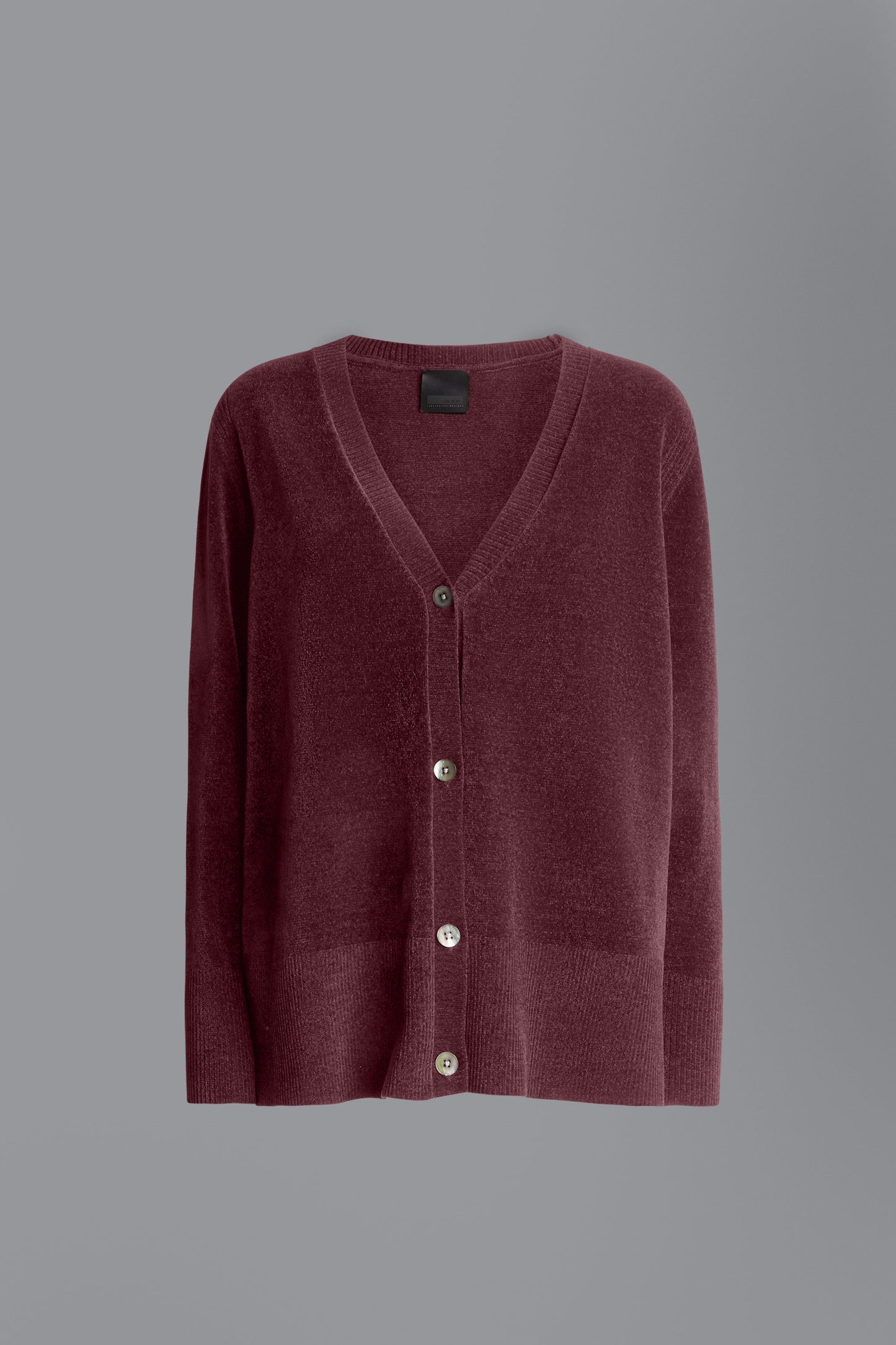 Knit Velvet Vent Cardigan Lady