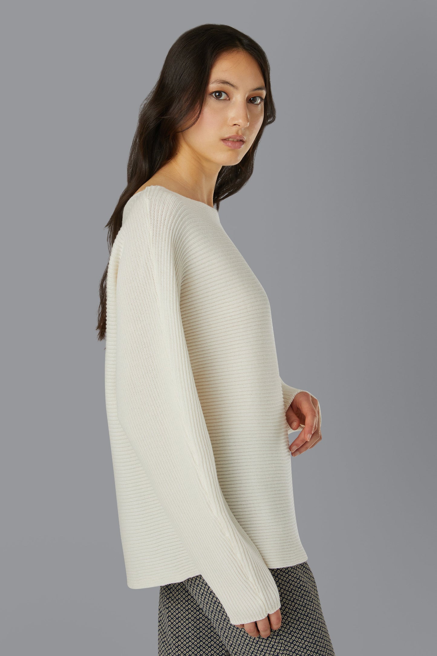 Knit Ottoman Boat Lady