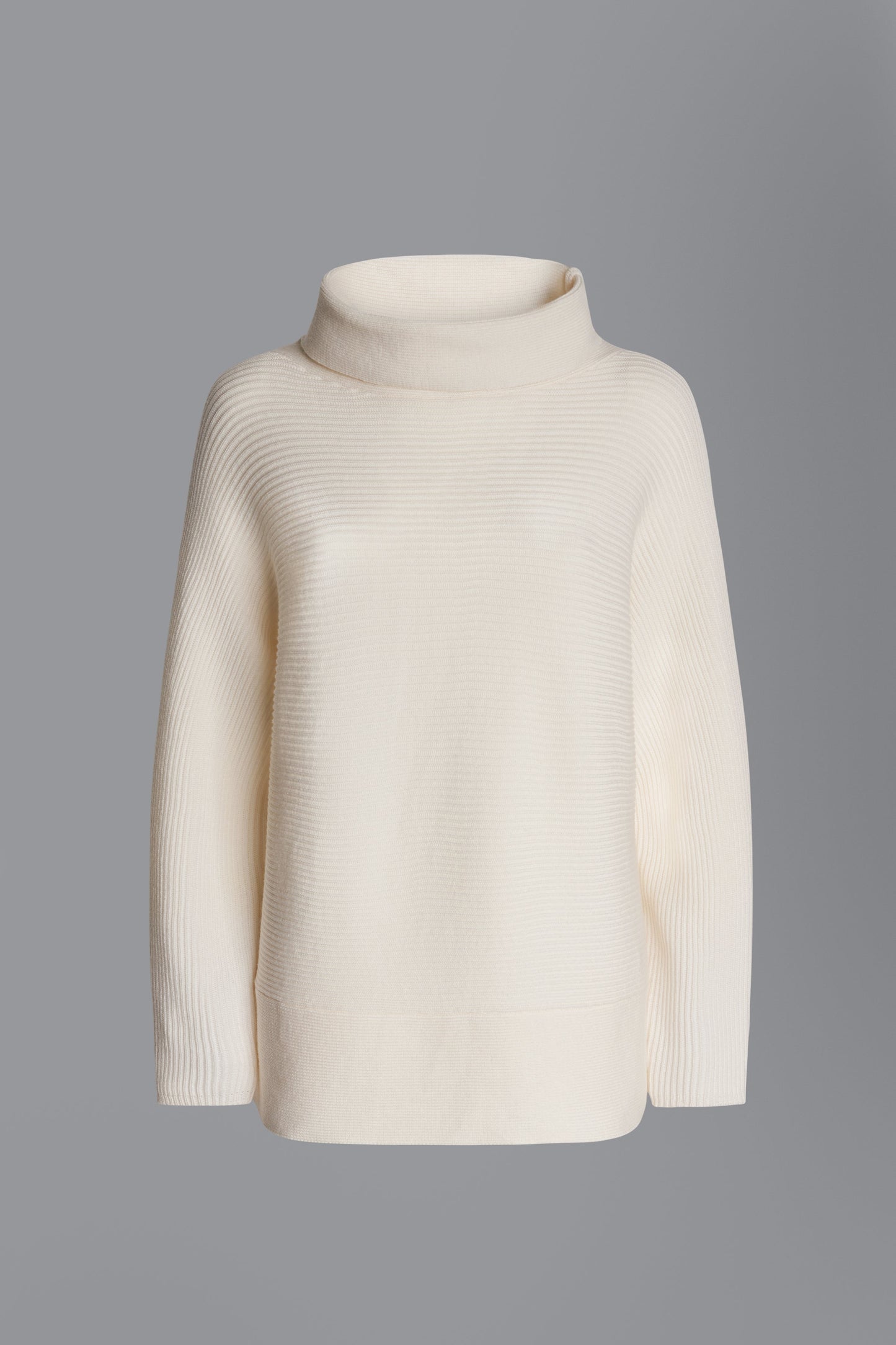 Knit Ottoman Turtleneck Lady