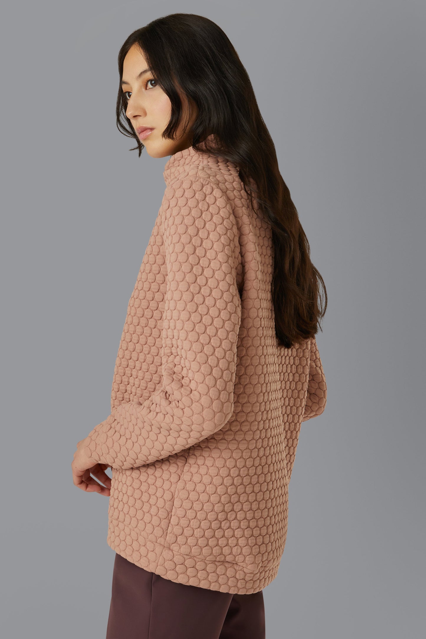 Fleece 3D Volcano Lady