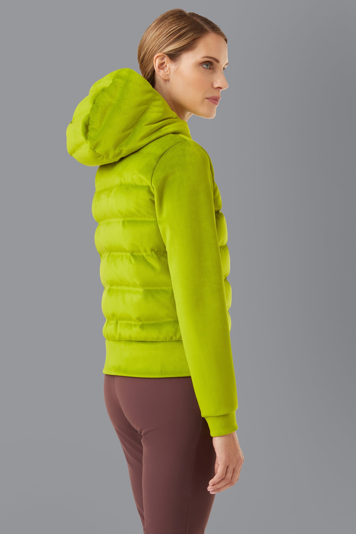Fleece Velvet Duck Hood Lady