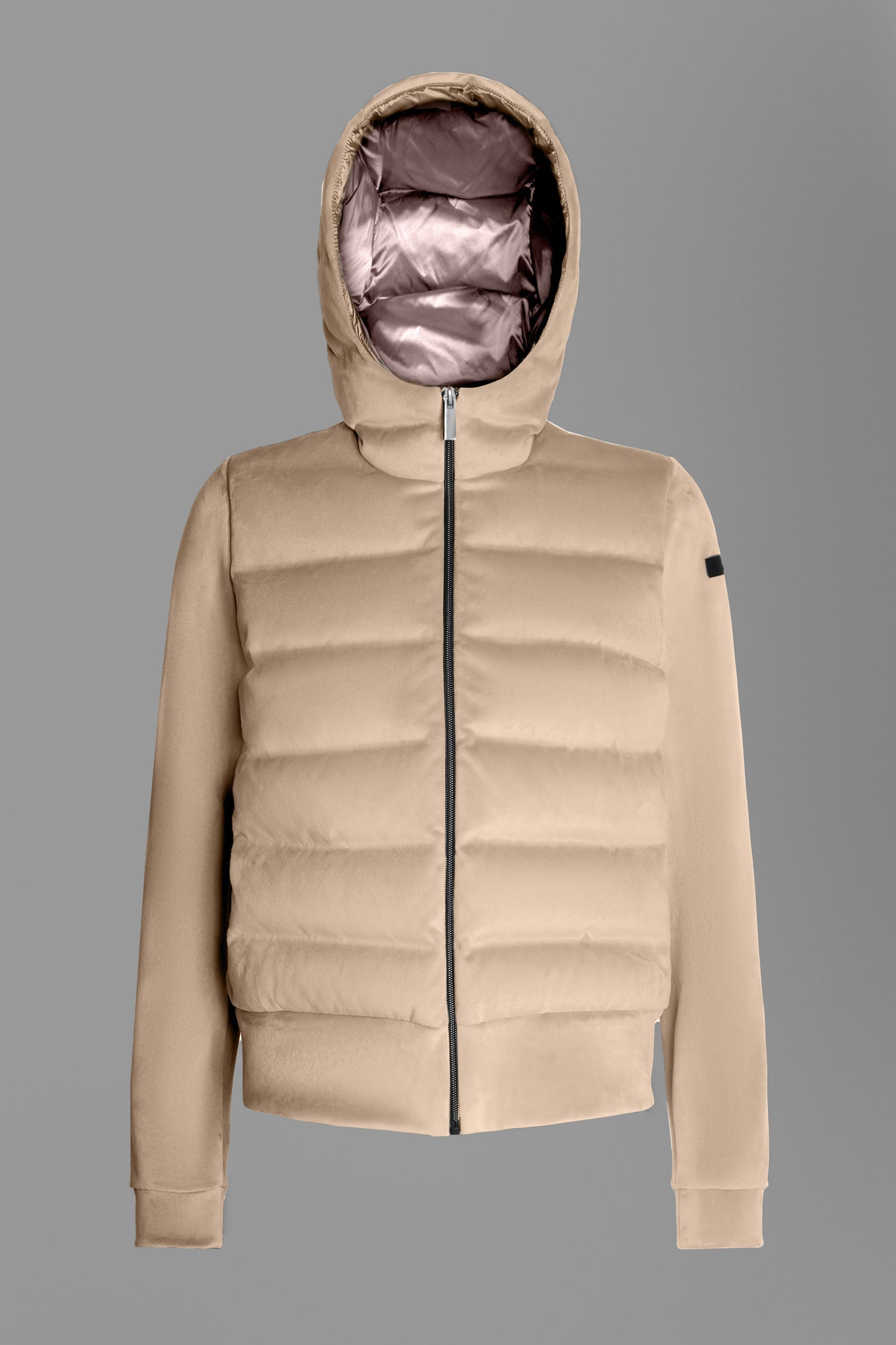 Fleece Velvet Duck Hood Lady