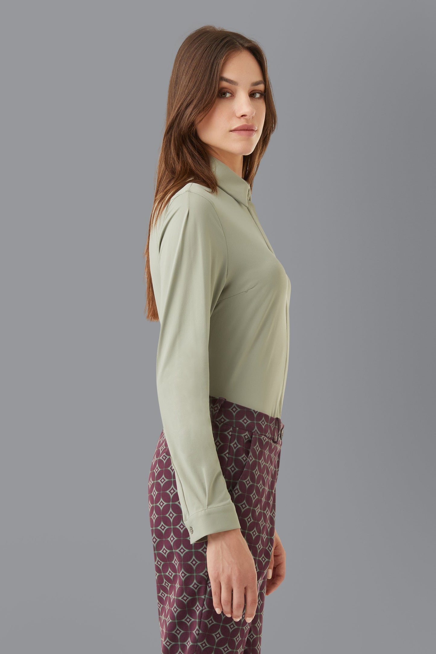 Shirt Oxford Plain Lady