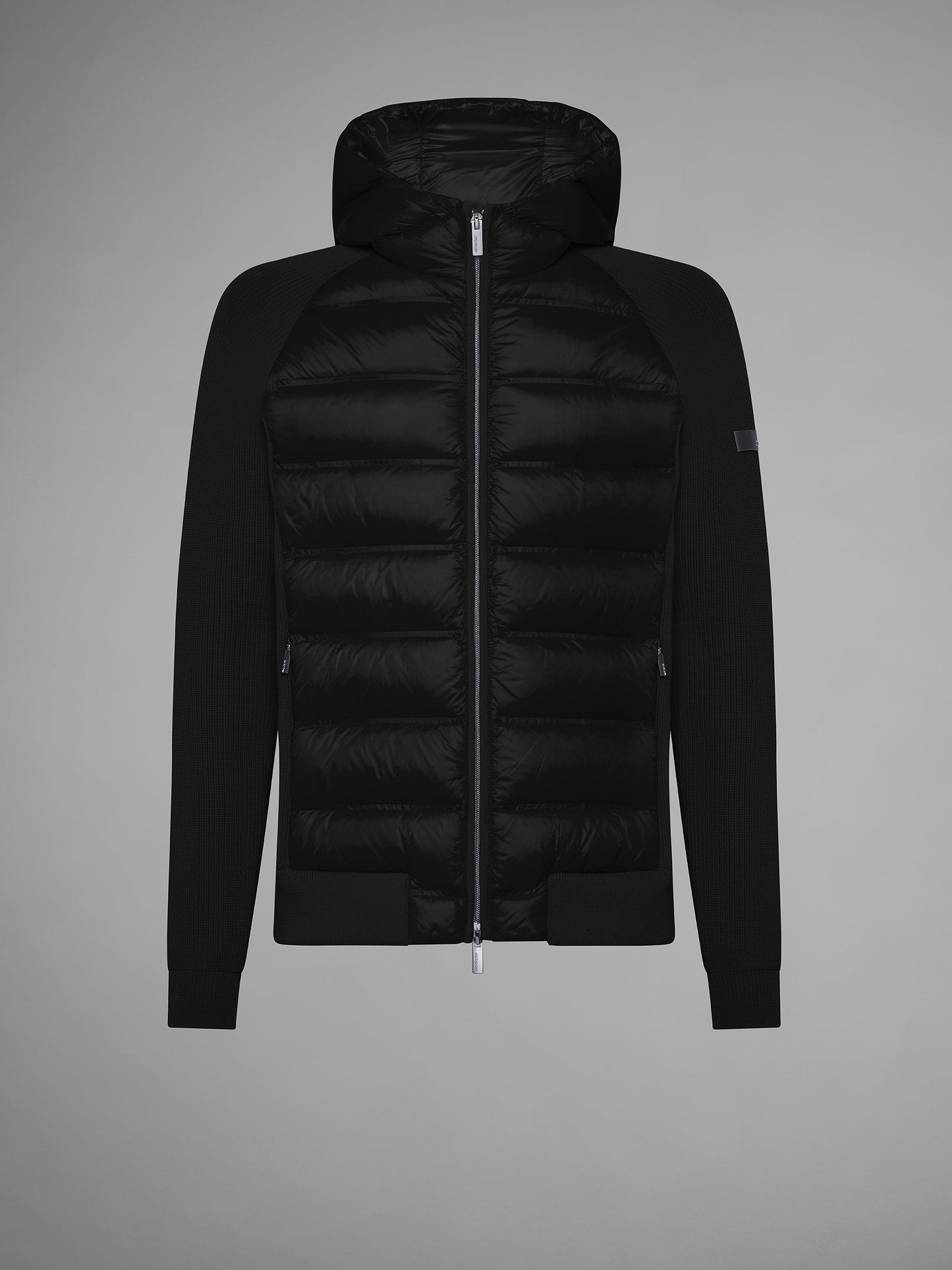 Amos Perla Duck Hood Zip Knit