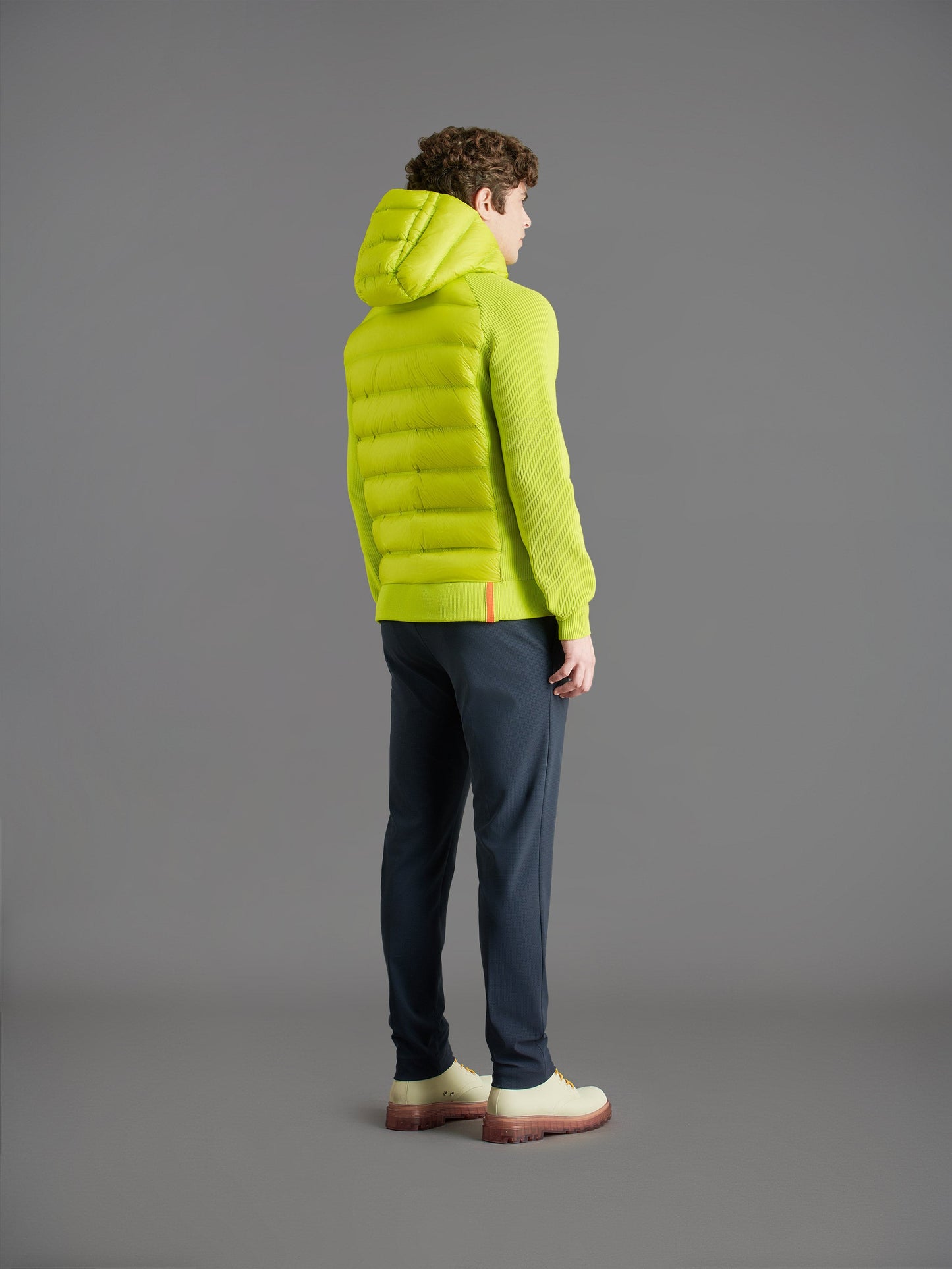 Amos Perla Duck Hood Zip Knit