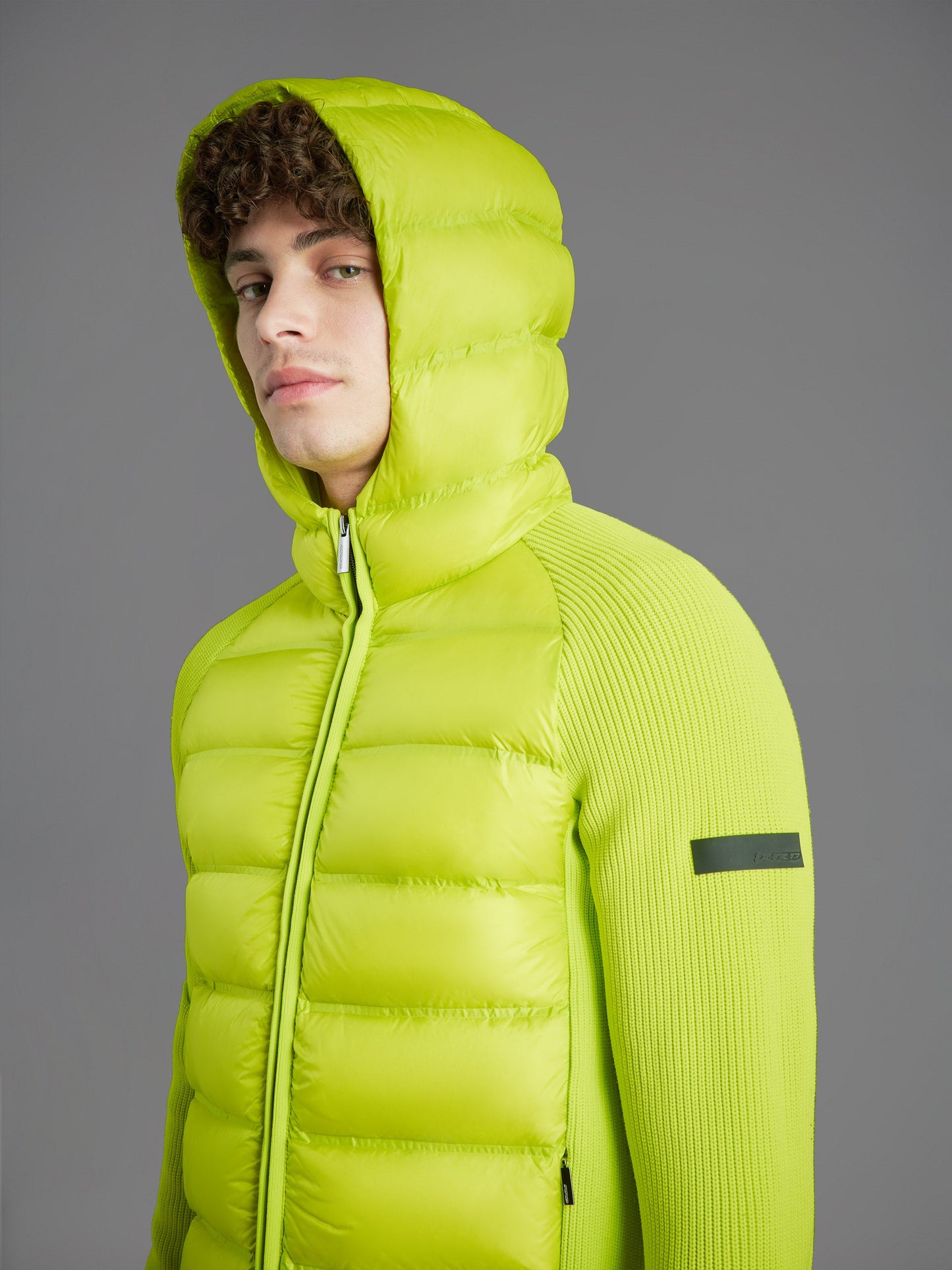 Amos Perla Duck Hood Zip Knit