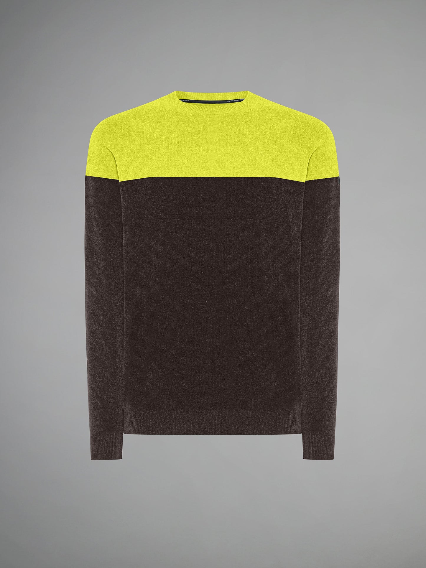 Velvet Block Round Knit