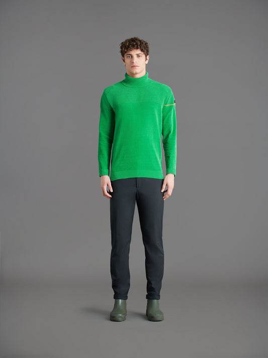 Velvet Ottoman Turtleneck Knit