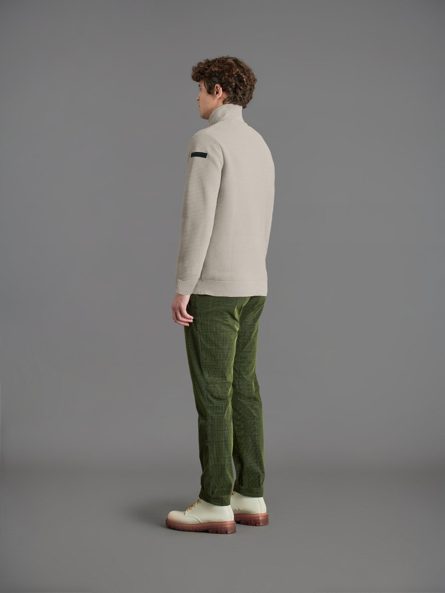 Velvet Ottoman Full Zip Knit