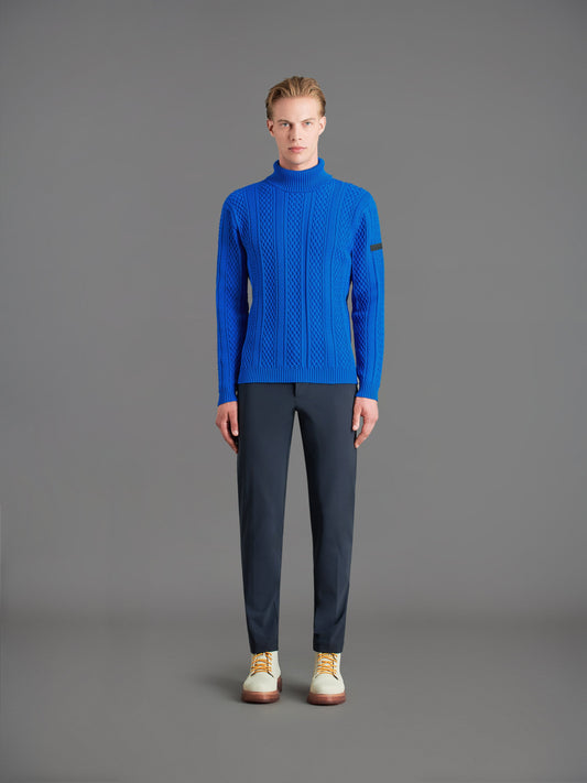 Amos Net Turtleneck Knit