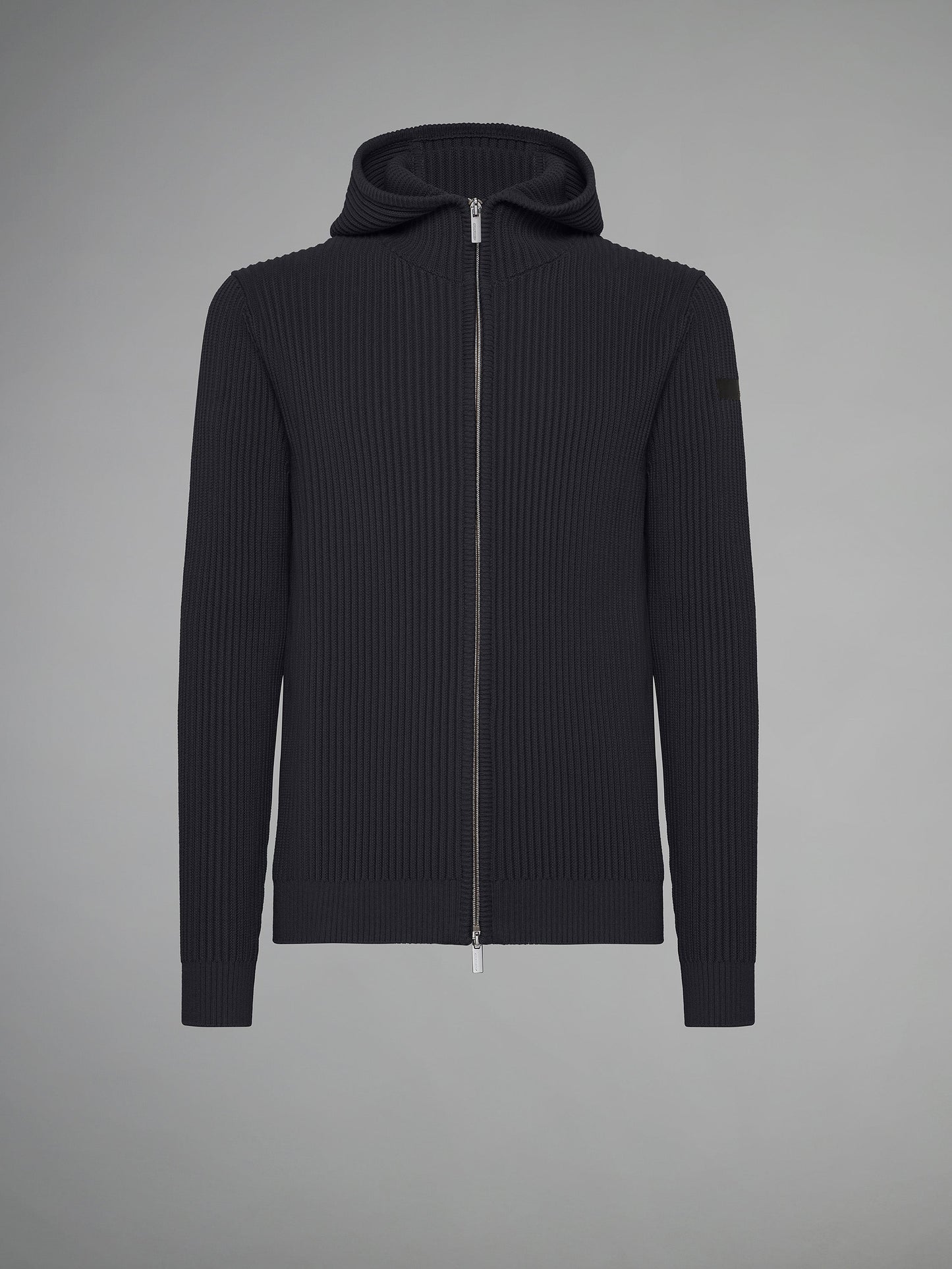 Cotton 7 Hood Zip Knit