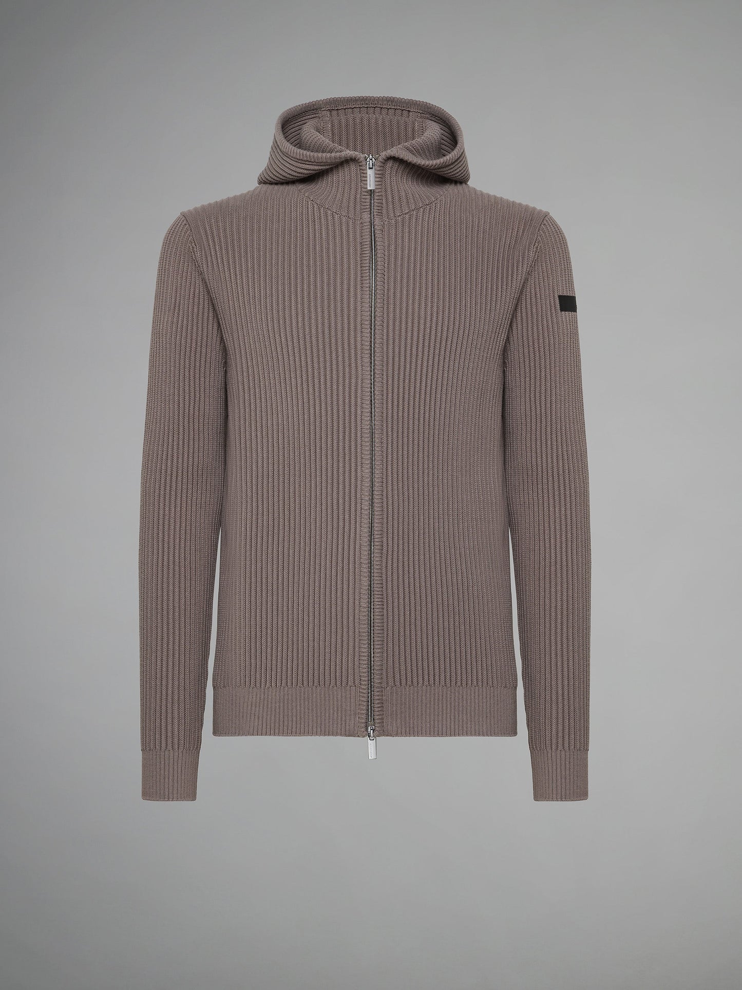 Cotton 7 Hood Zip Knit
