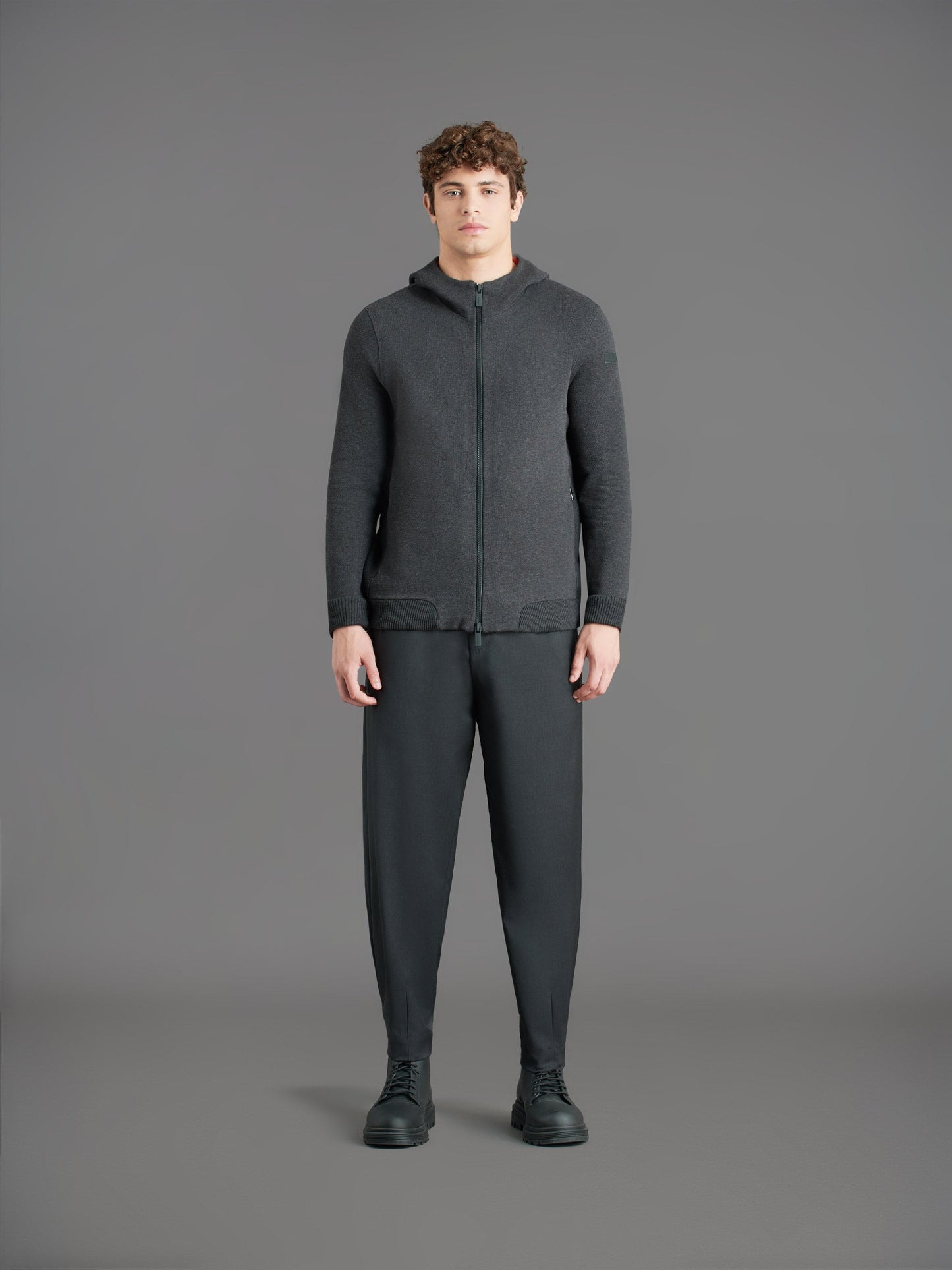Harrd Hood Zip Fleece