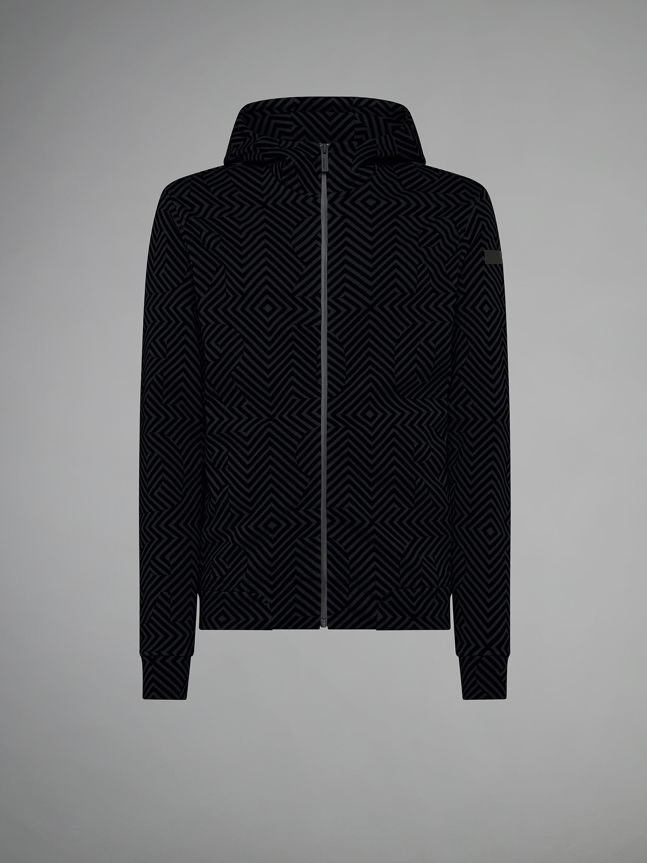 Razzle Dazzle Maxi Hood Zip Fleece