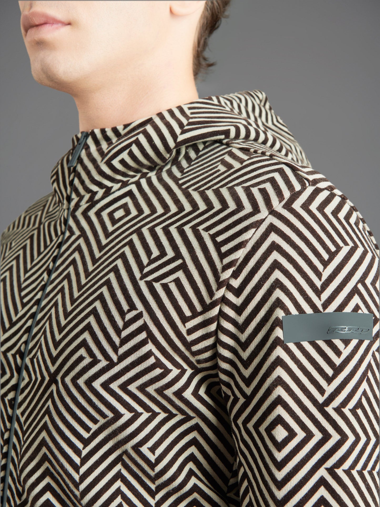 Razzle Dazzle Maxi Hood Zip Fleece