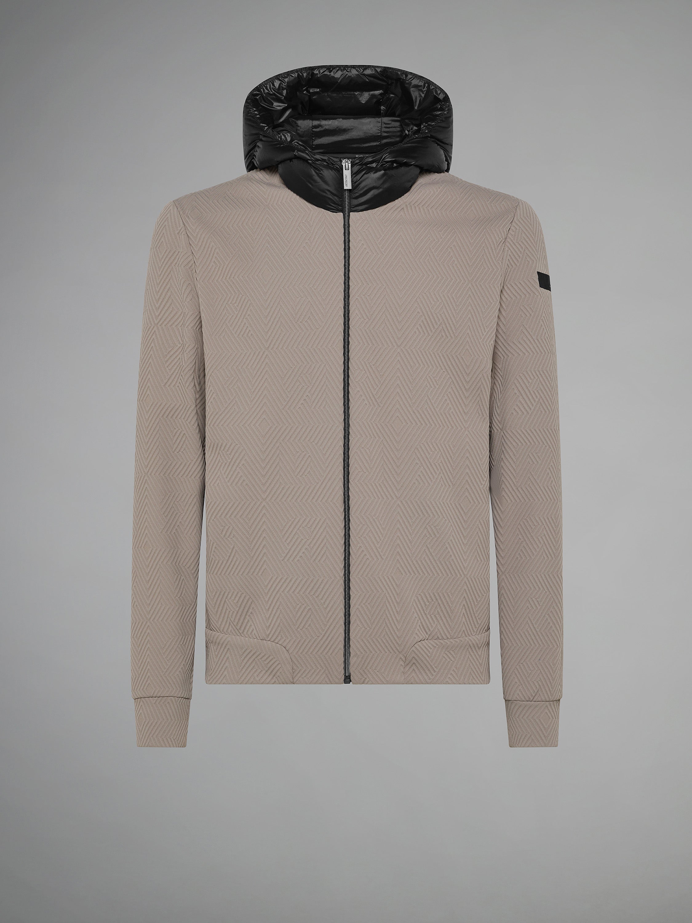 Razzle Dazzle Jacquard Duck Hood Zip Fleece