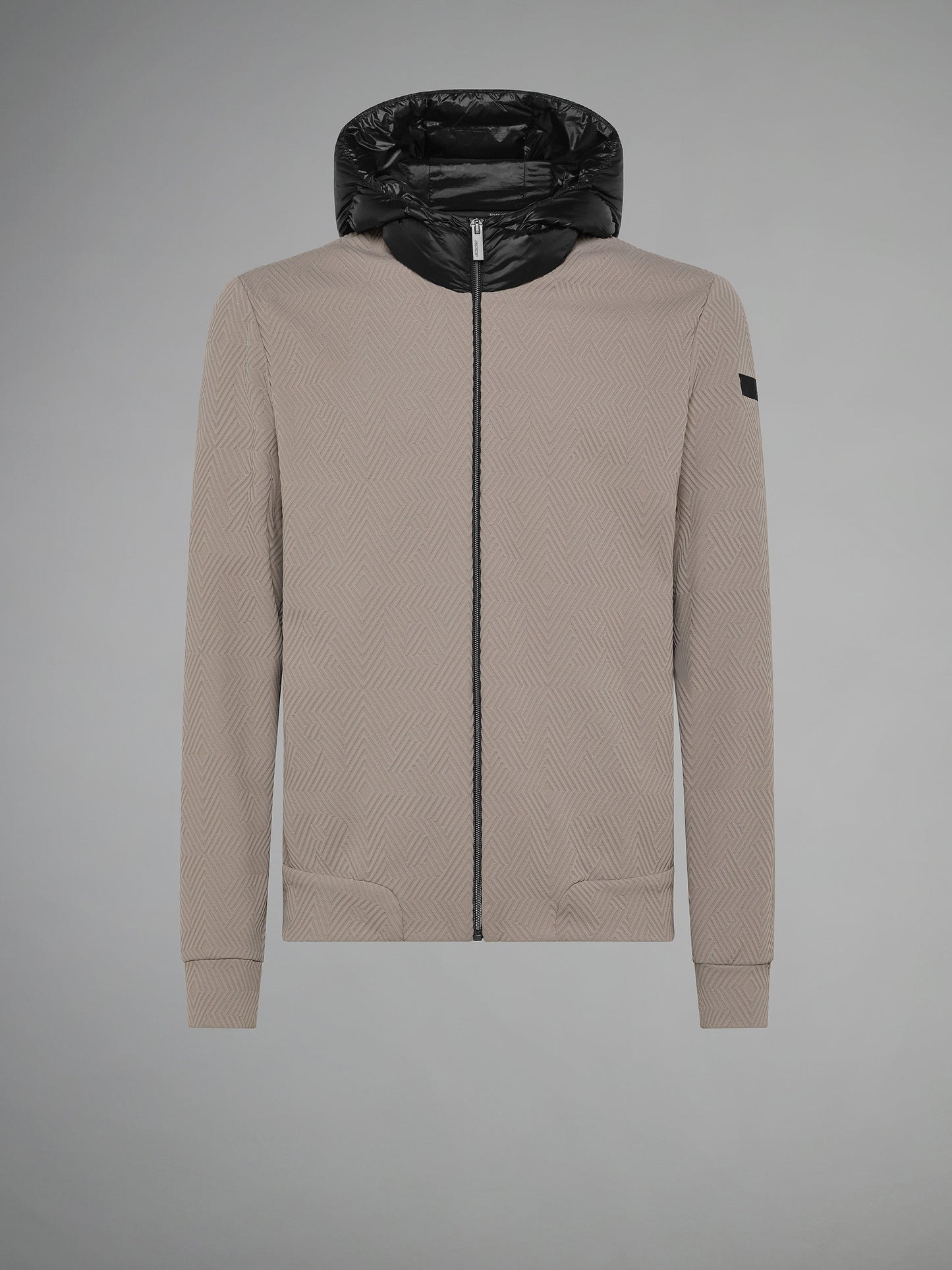 Razzle Dazzle Jacquard Duck Hood Zip Fleece