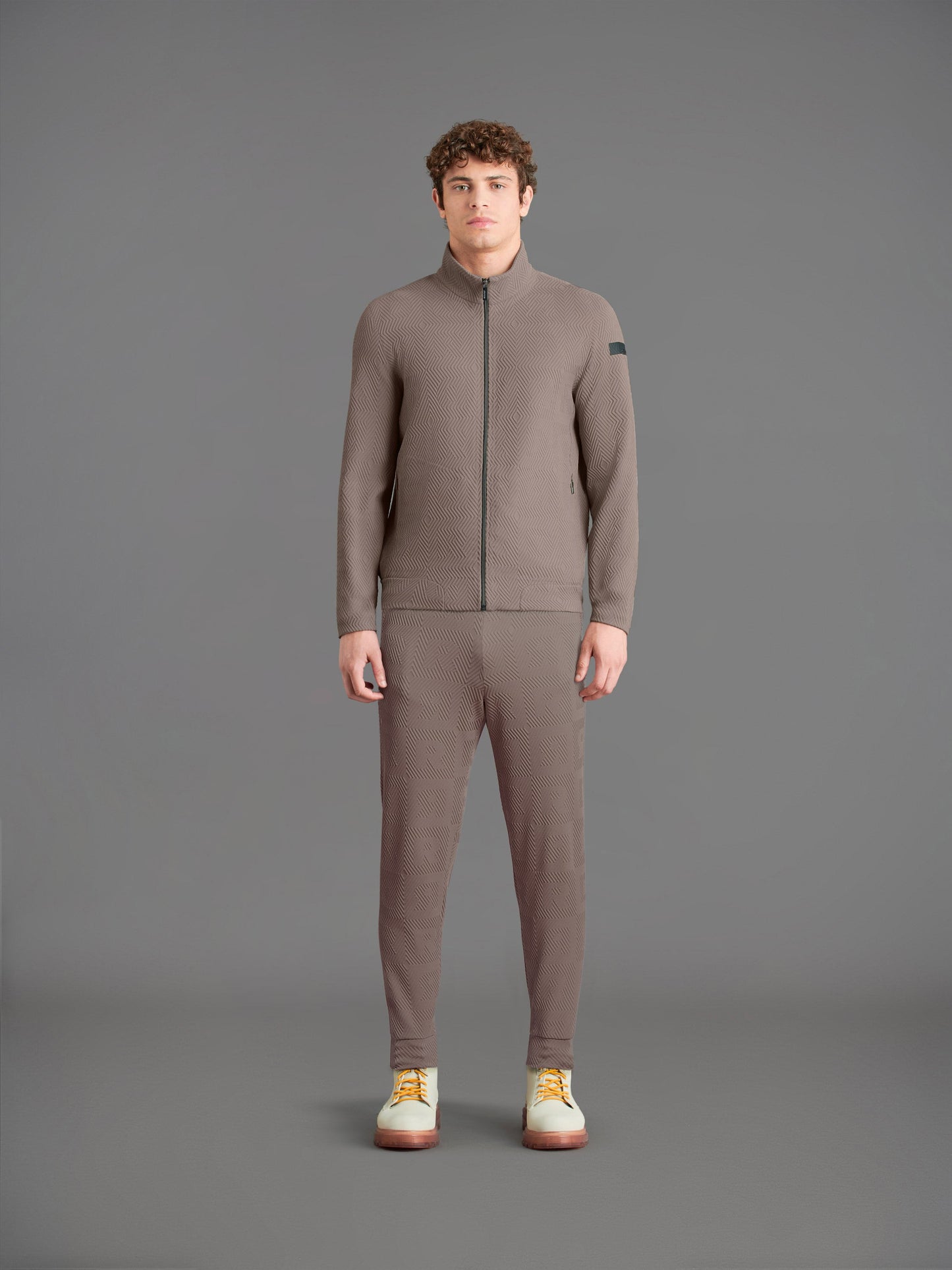 Razzle Dazzle Jacquard Zip Fleece