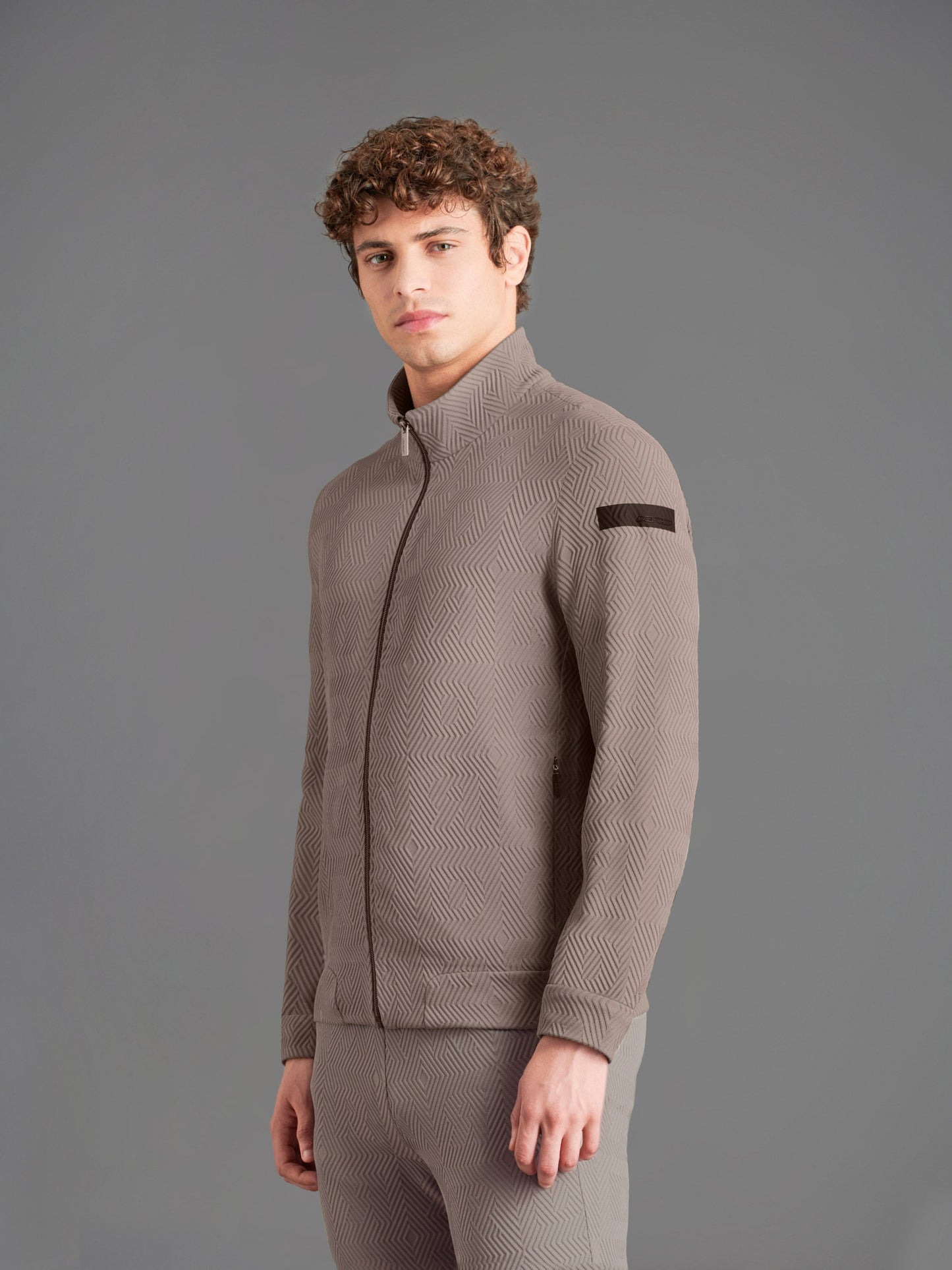 Razzle Dazzle Jacquard Zip Fleece
