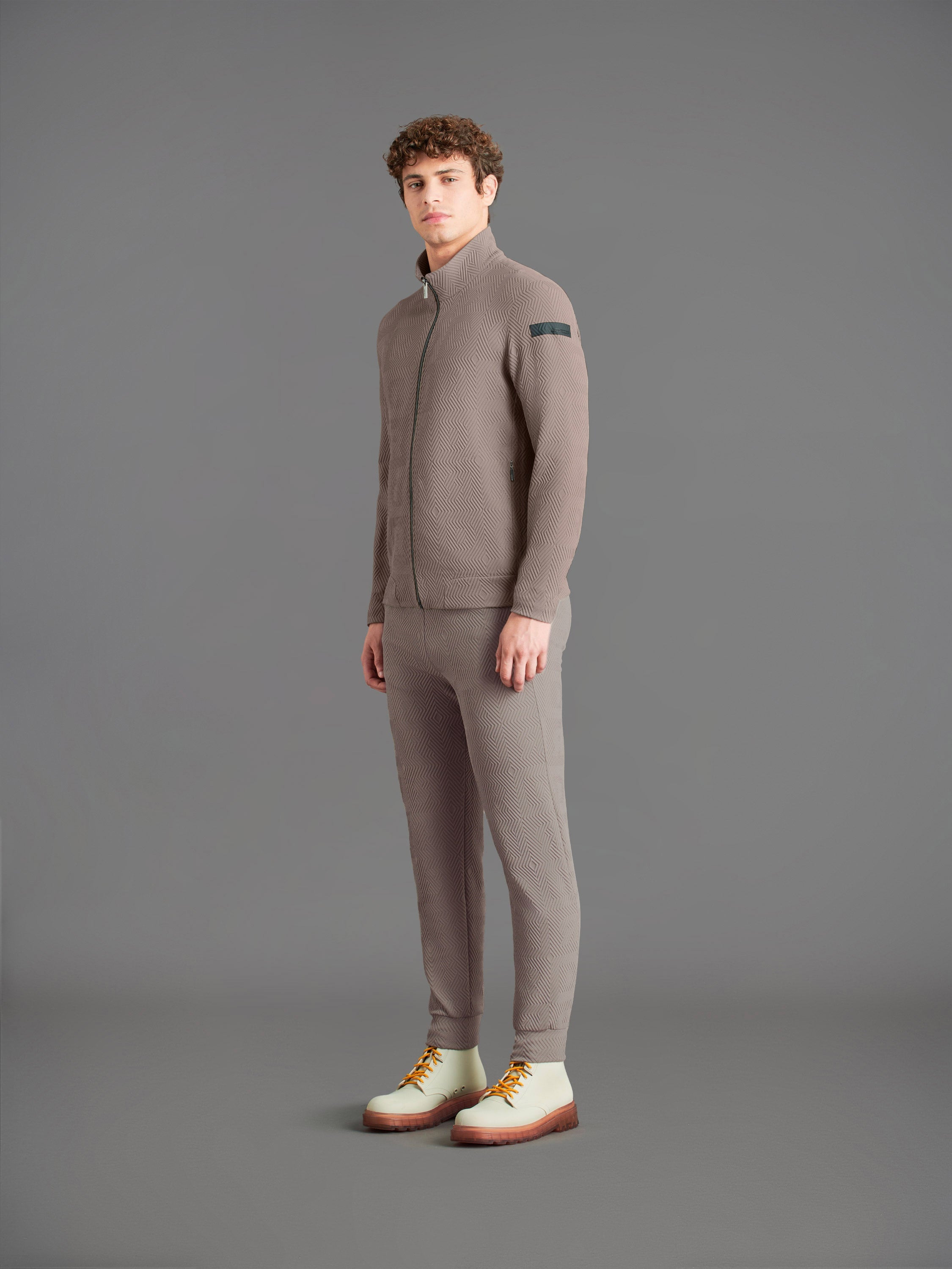 Razzle Dazzle Jacquard Zip Fleece